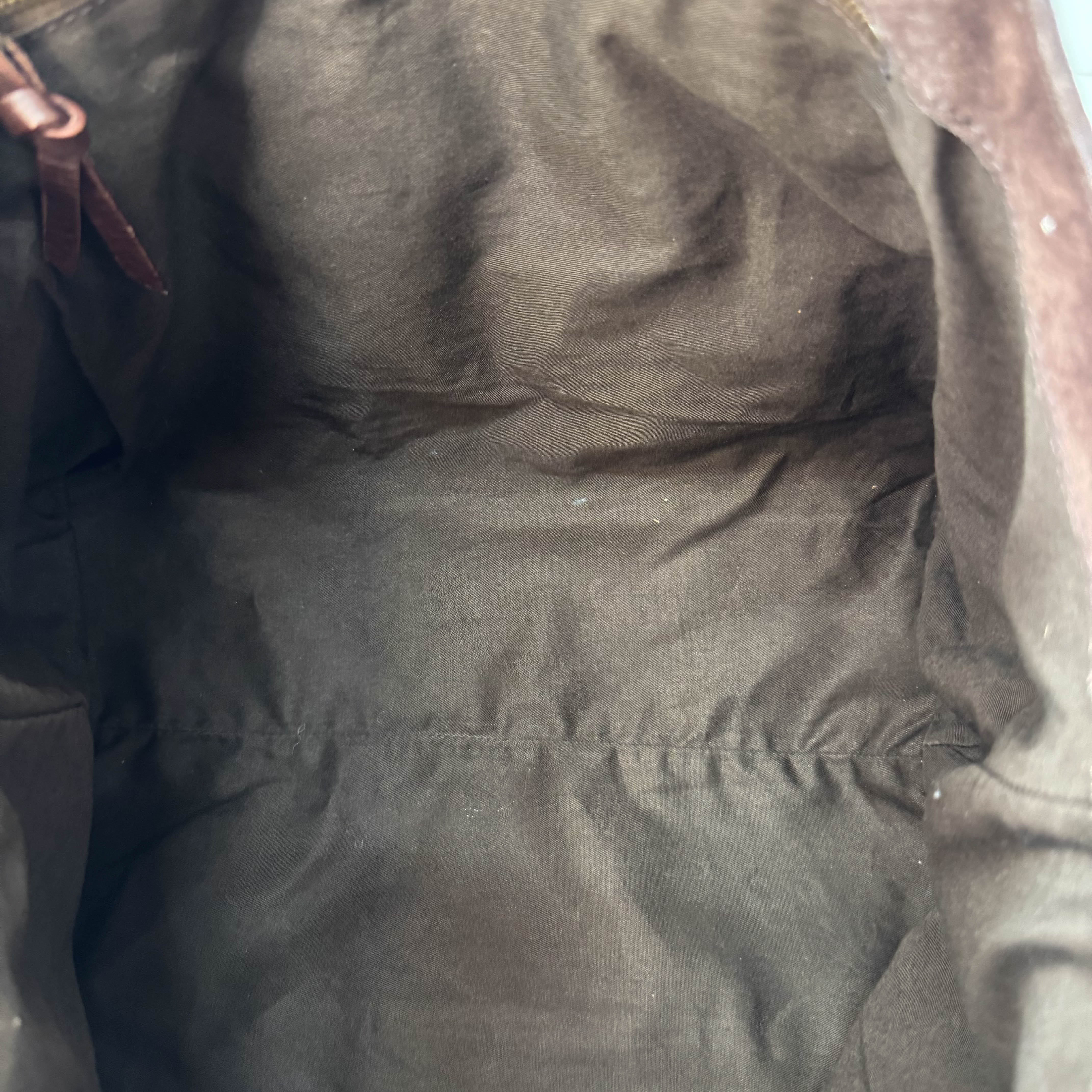 Archive Brown Suede Shoulder Bag