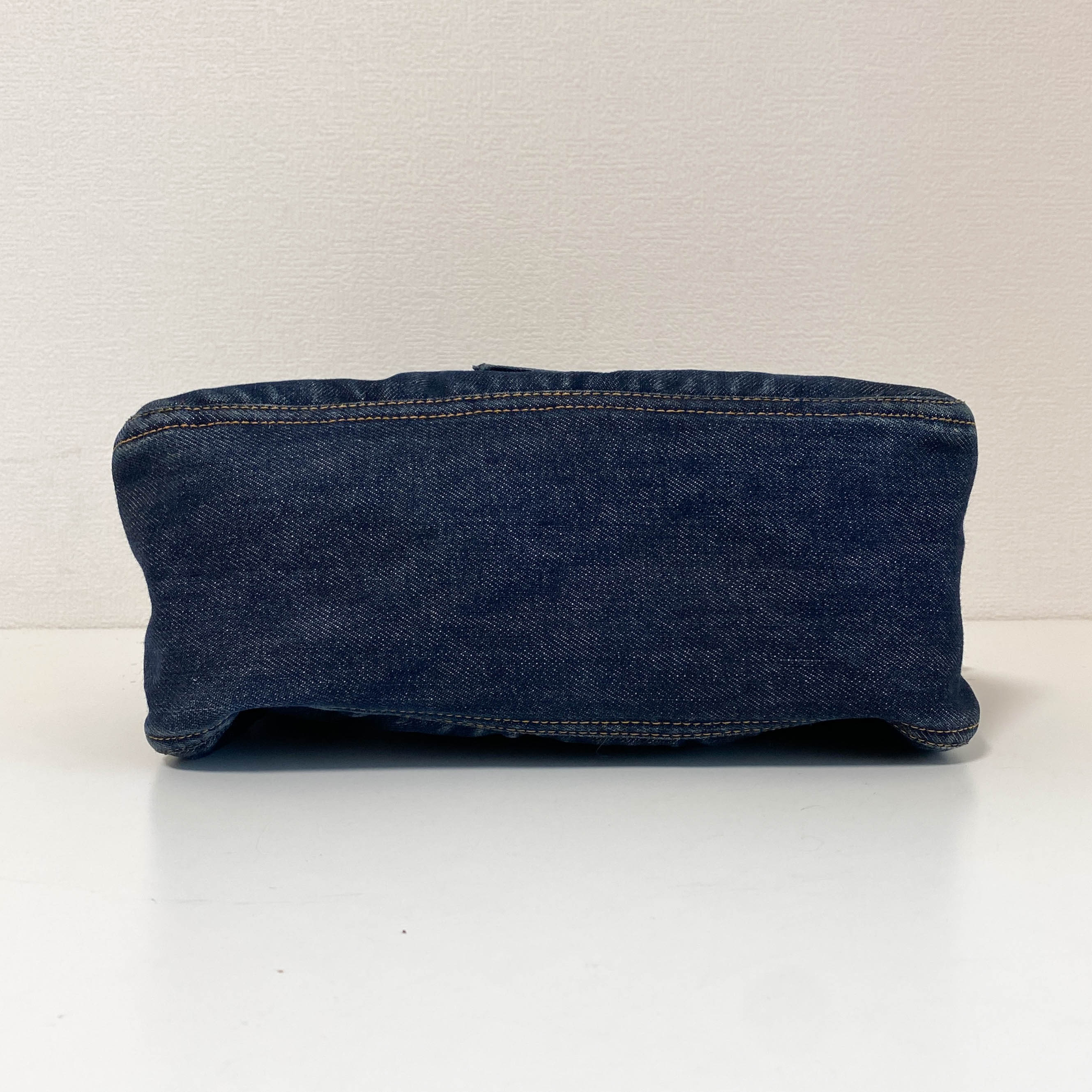 Mamma Baguette Denim Shoulder Bag