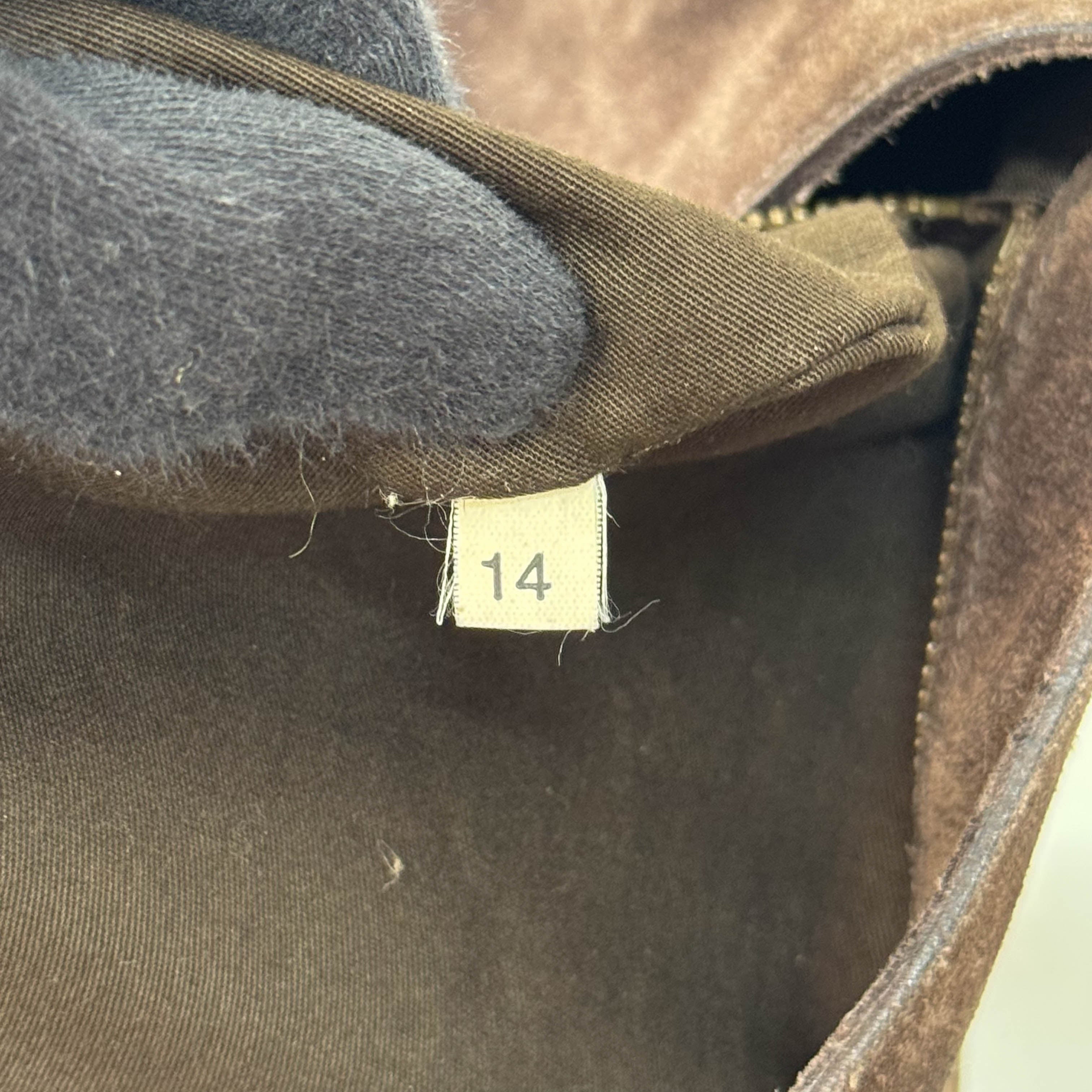 Archive Brown Suede Shoulder Bag