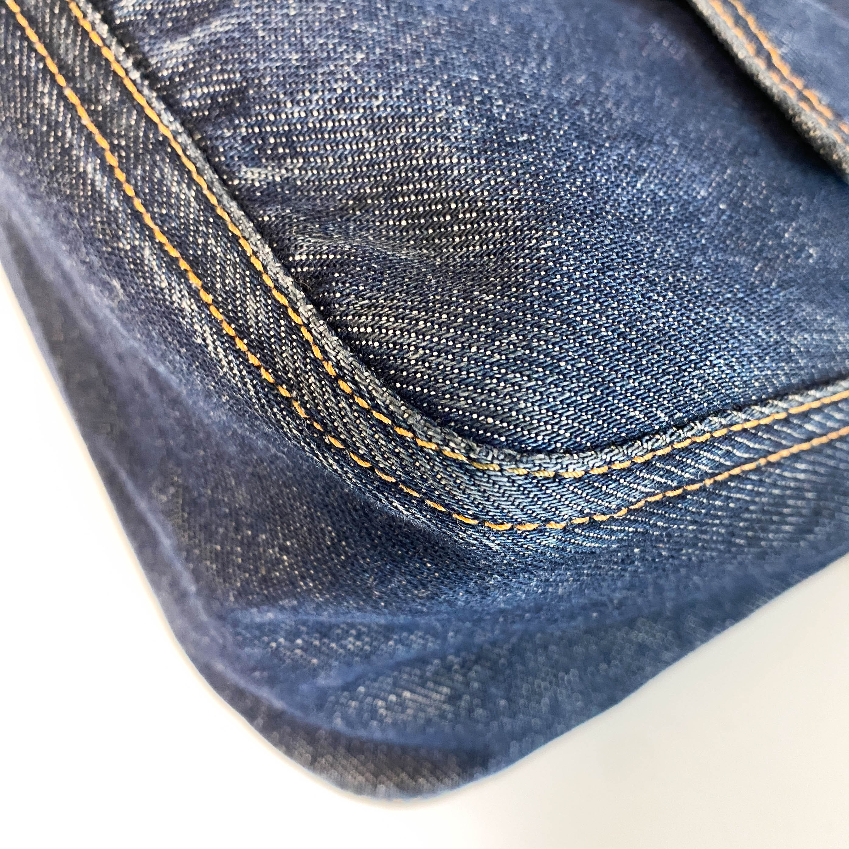 Mamma Baguette Denim Shoulder Bag