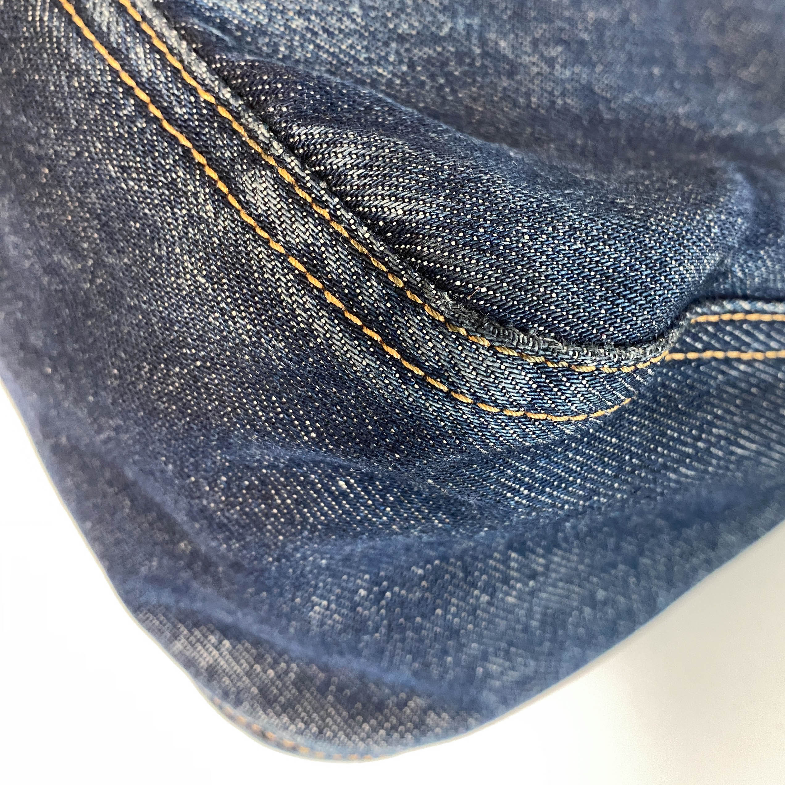 Mamma Baguette Denim Shoulder Bag