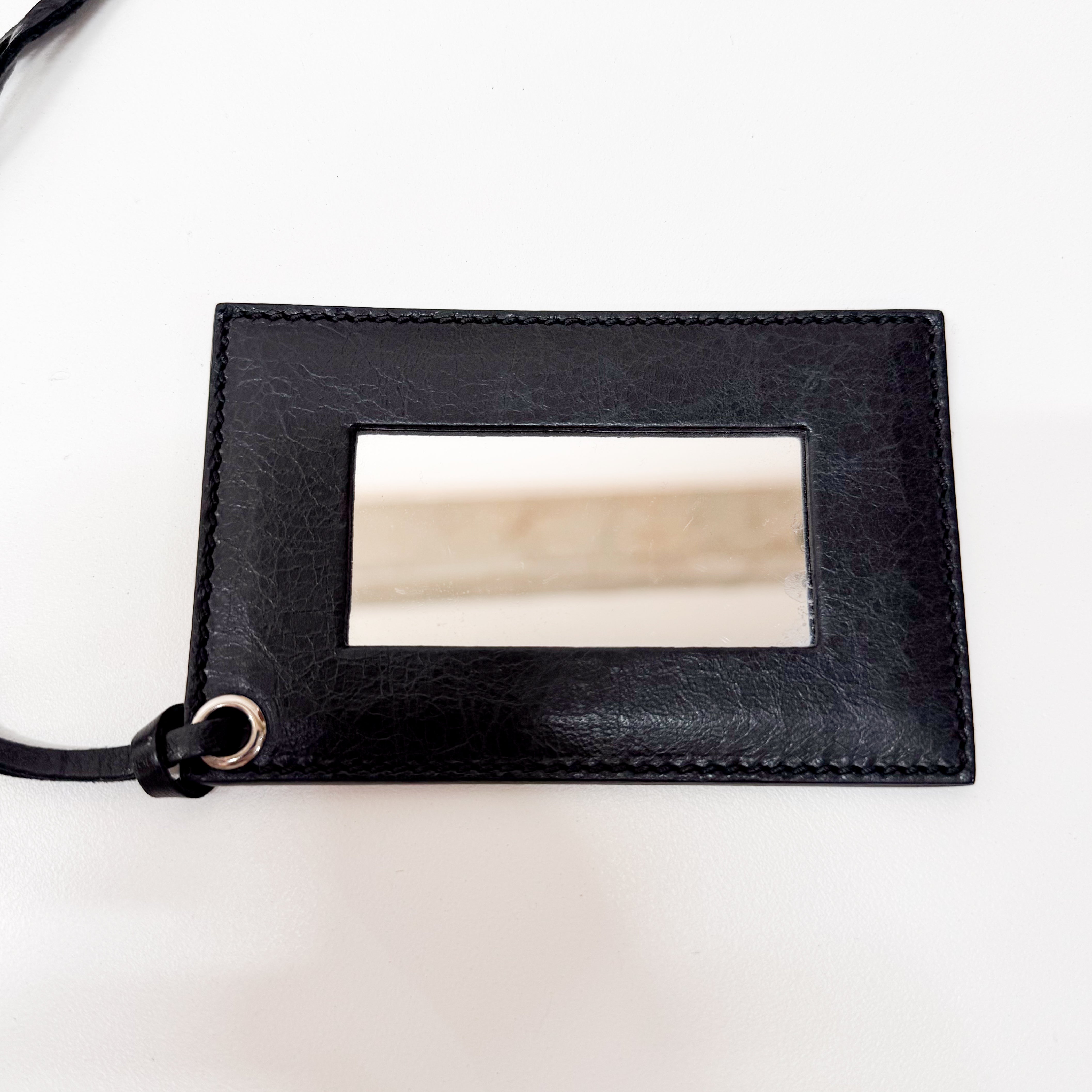 The Day Laser Cut Black Leather Tote Bag