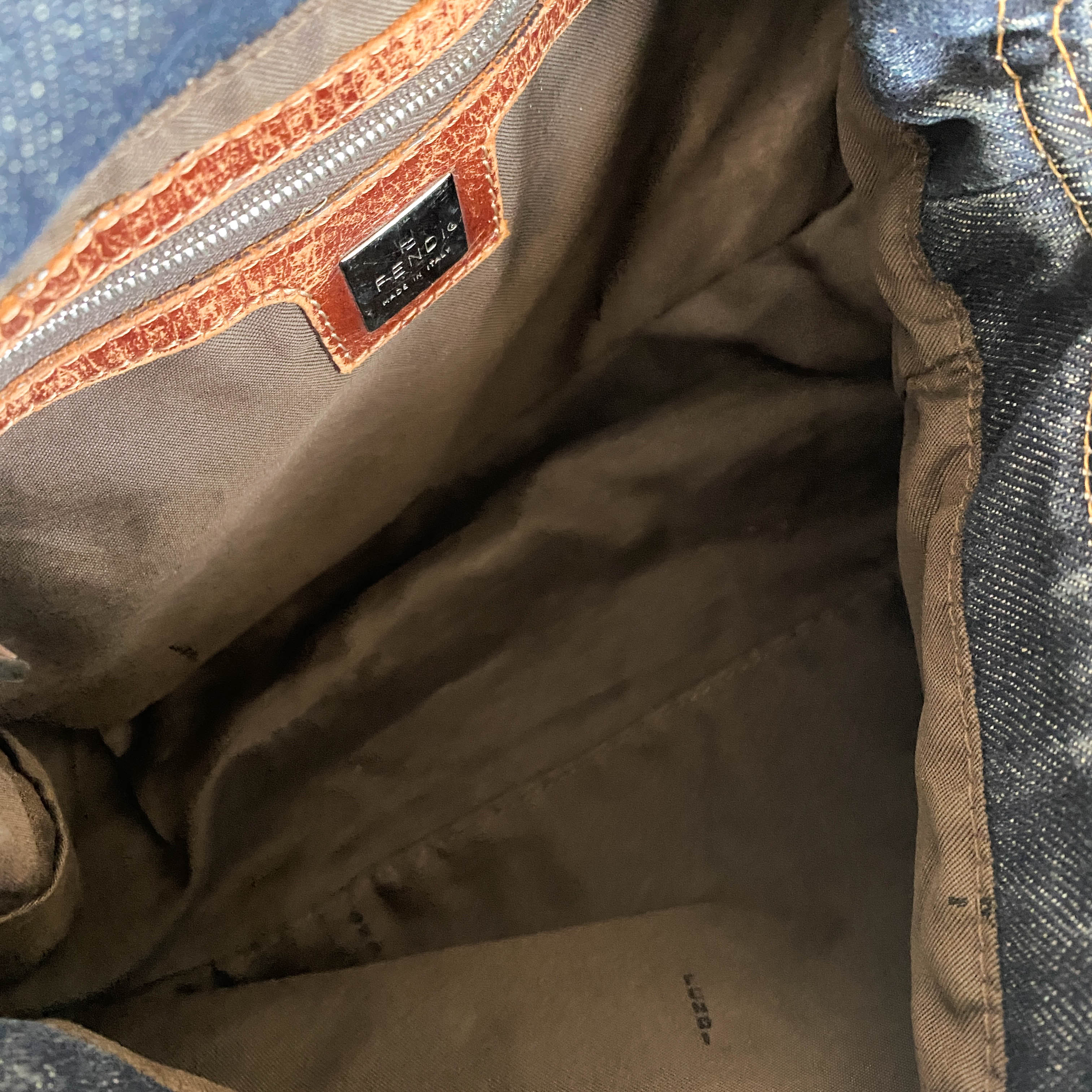 Mamma Baguette Denim Shoulder Bag