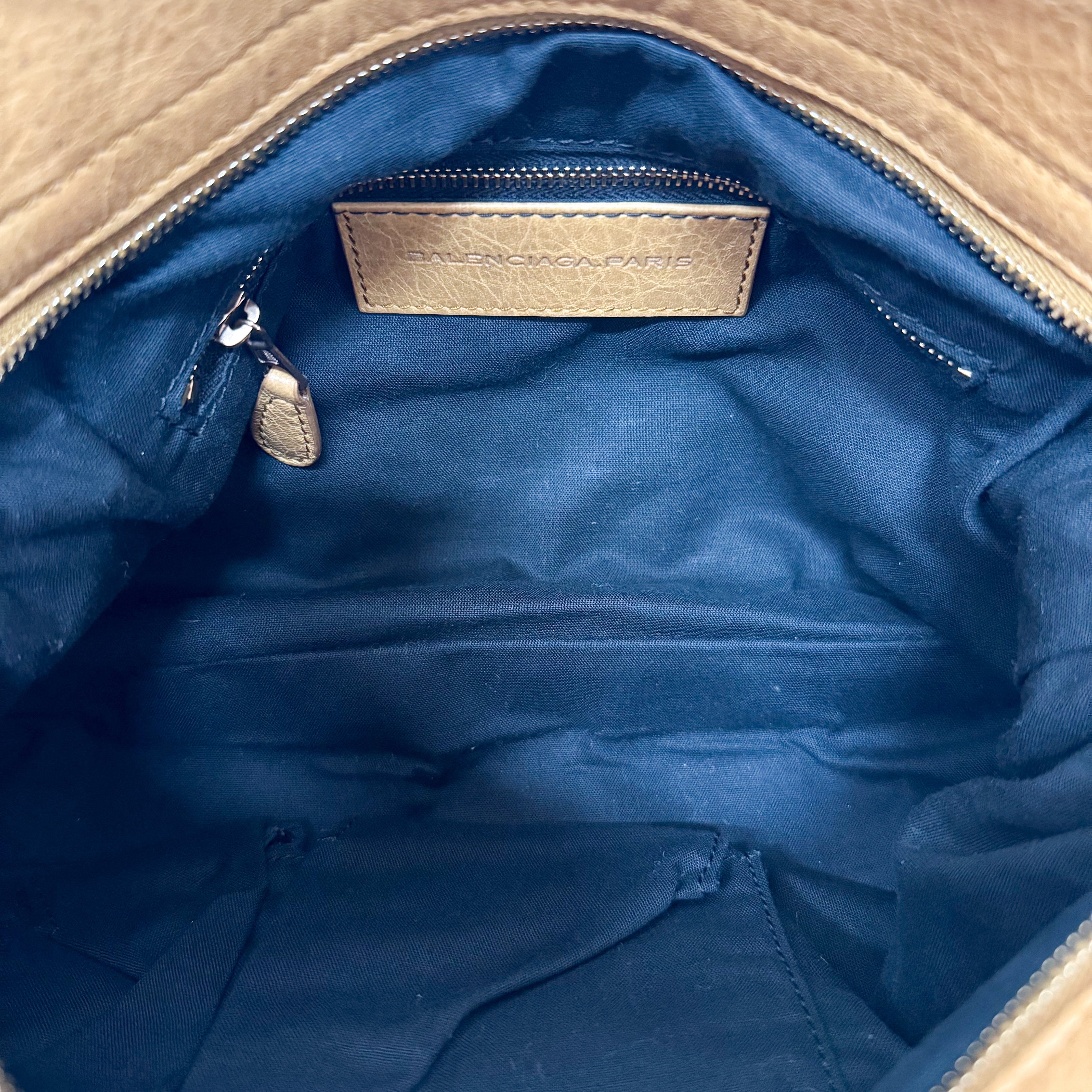 The First Caramel Leather Bag