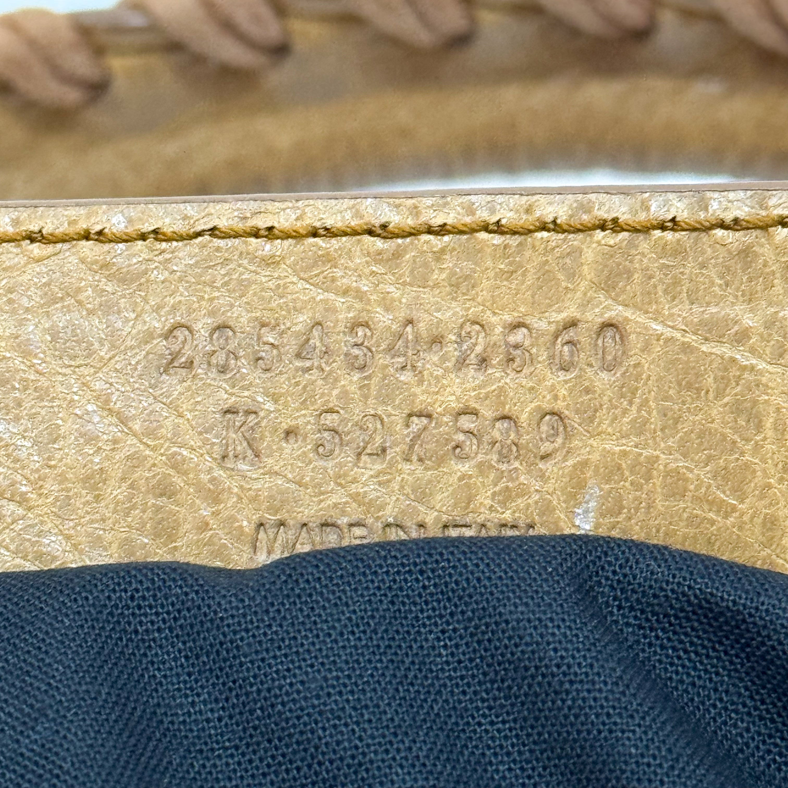 The First Caramel Leather Bag