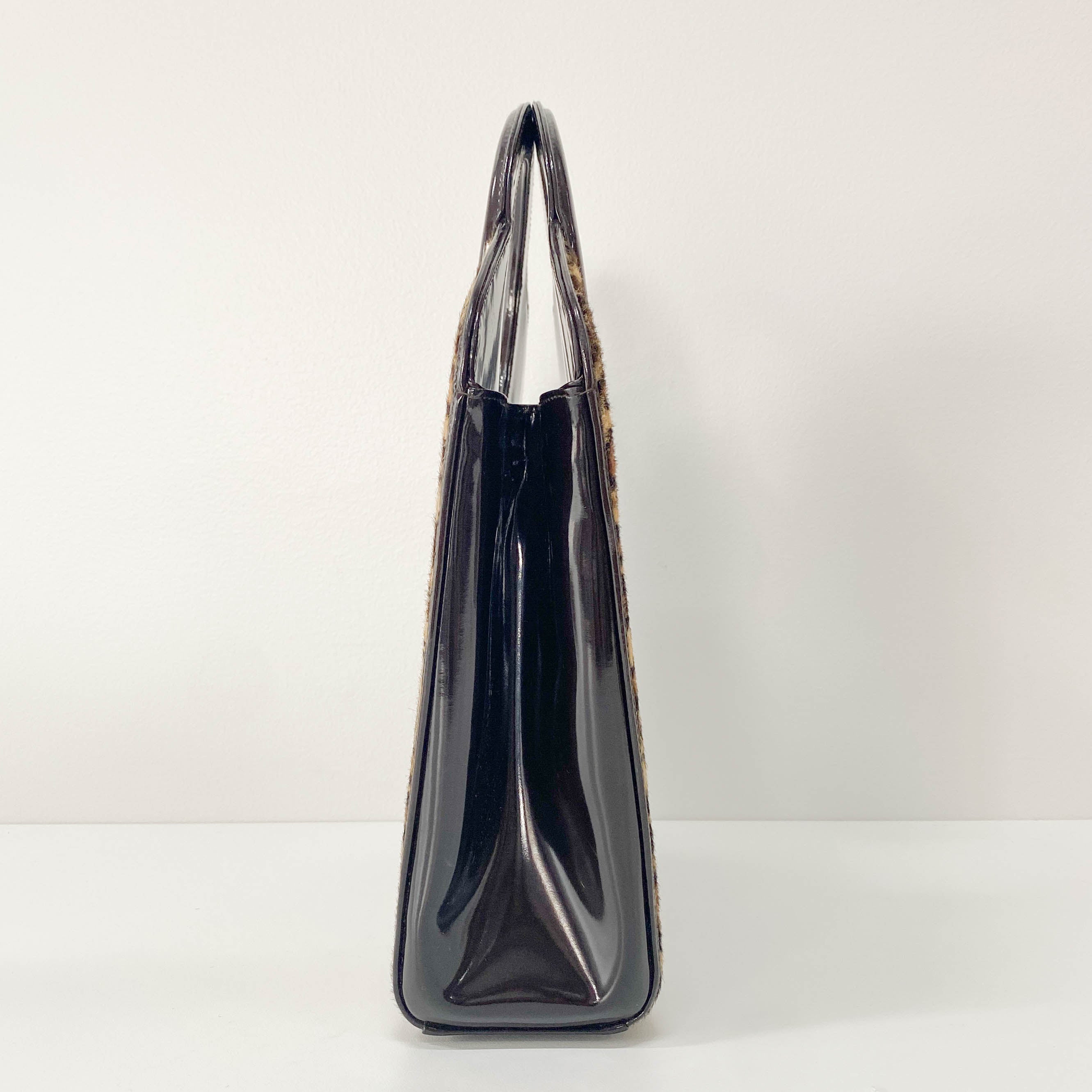 Leopard Print Pony Hair Brown 