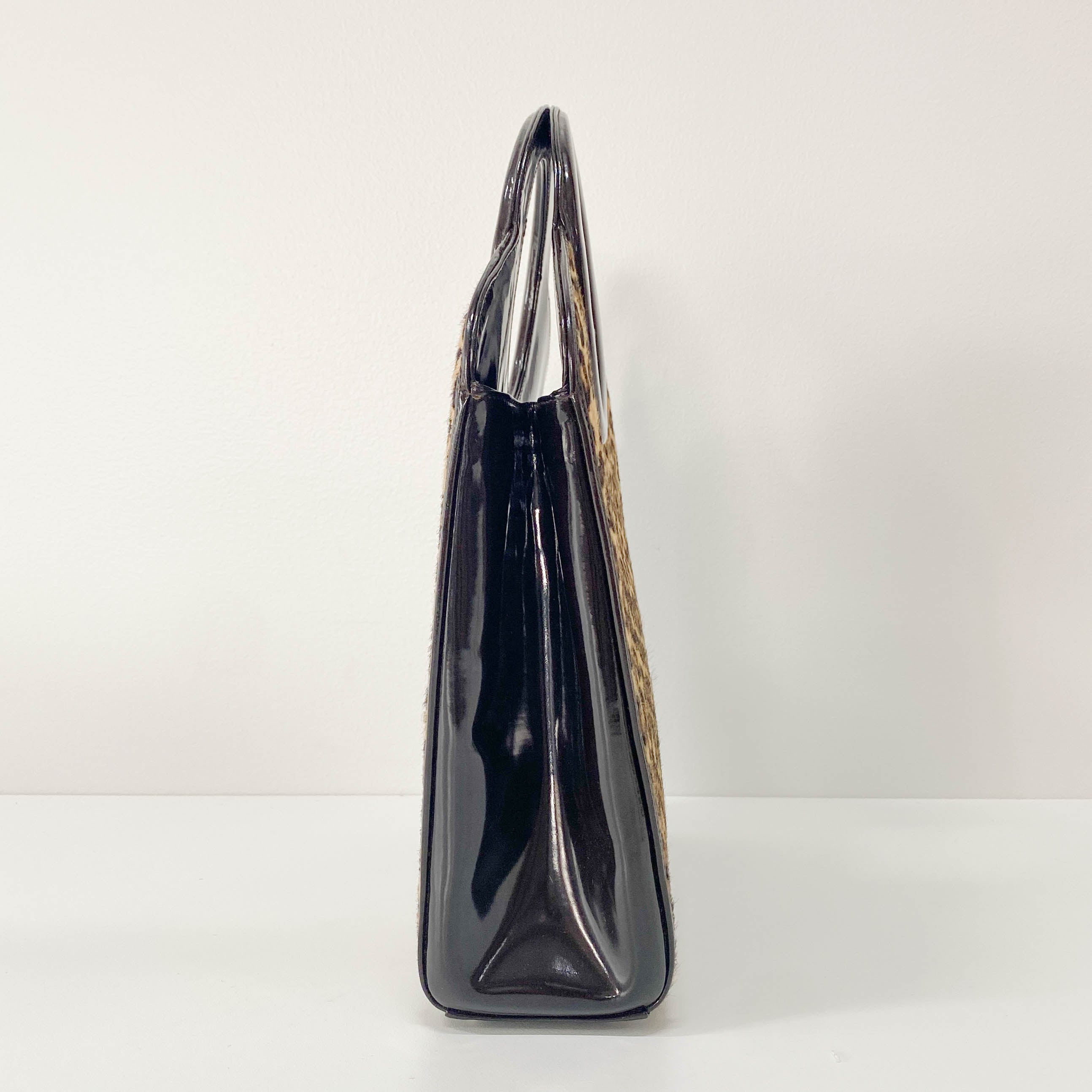 Leopard Print Pony Hair Brown 