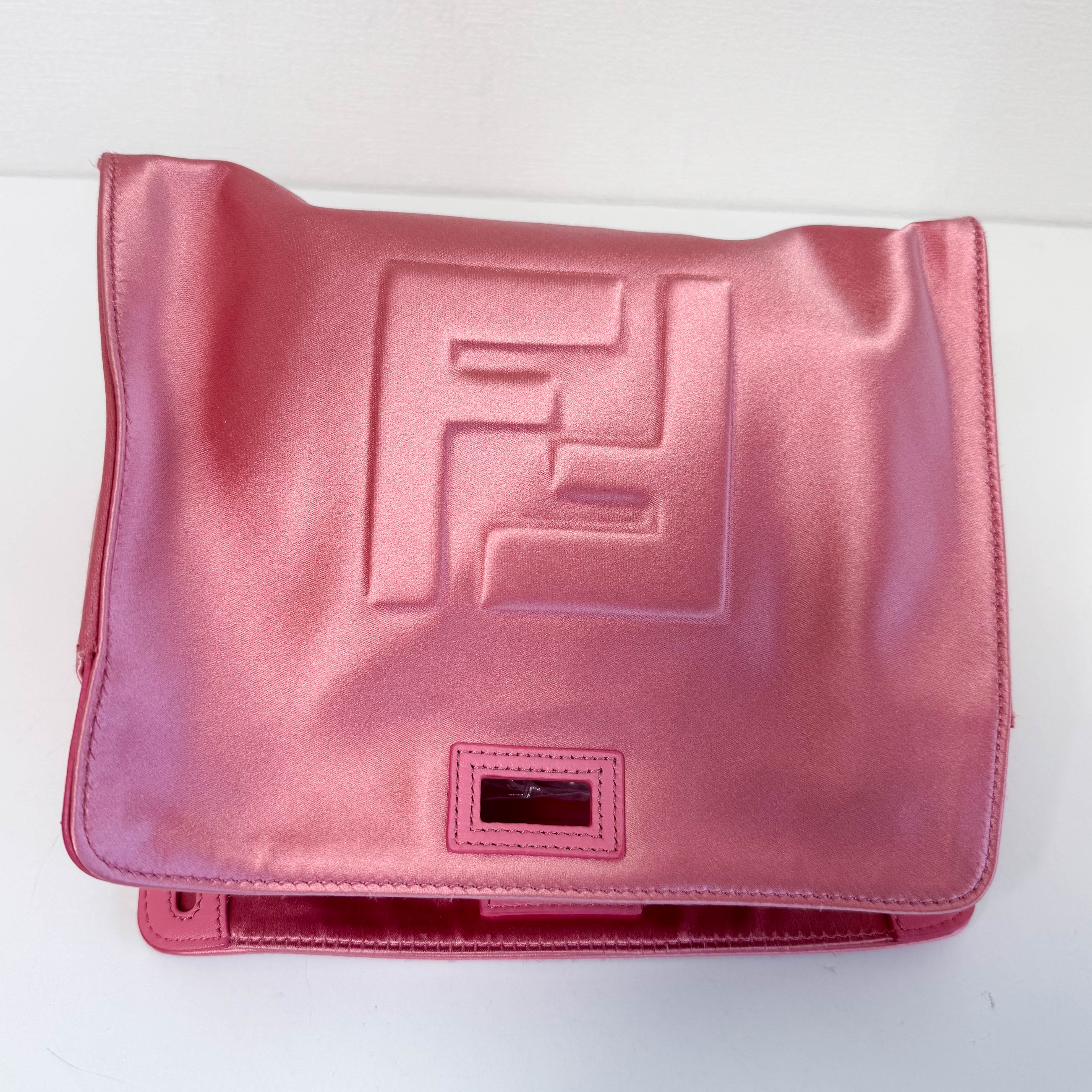 Pink Satin Hand Bag