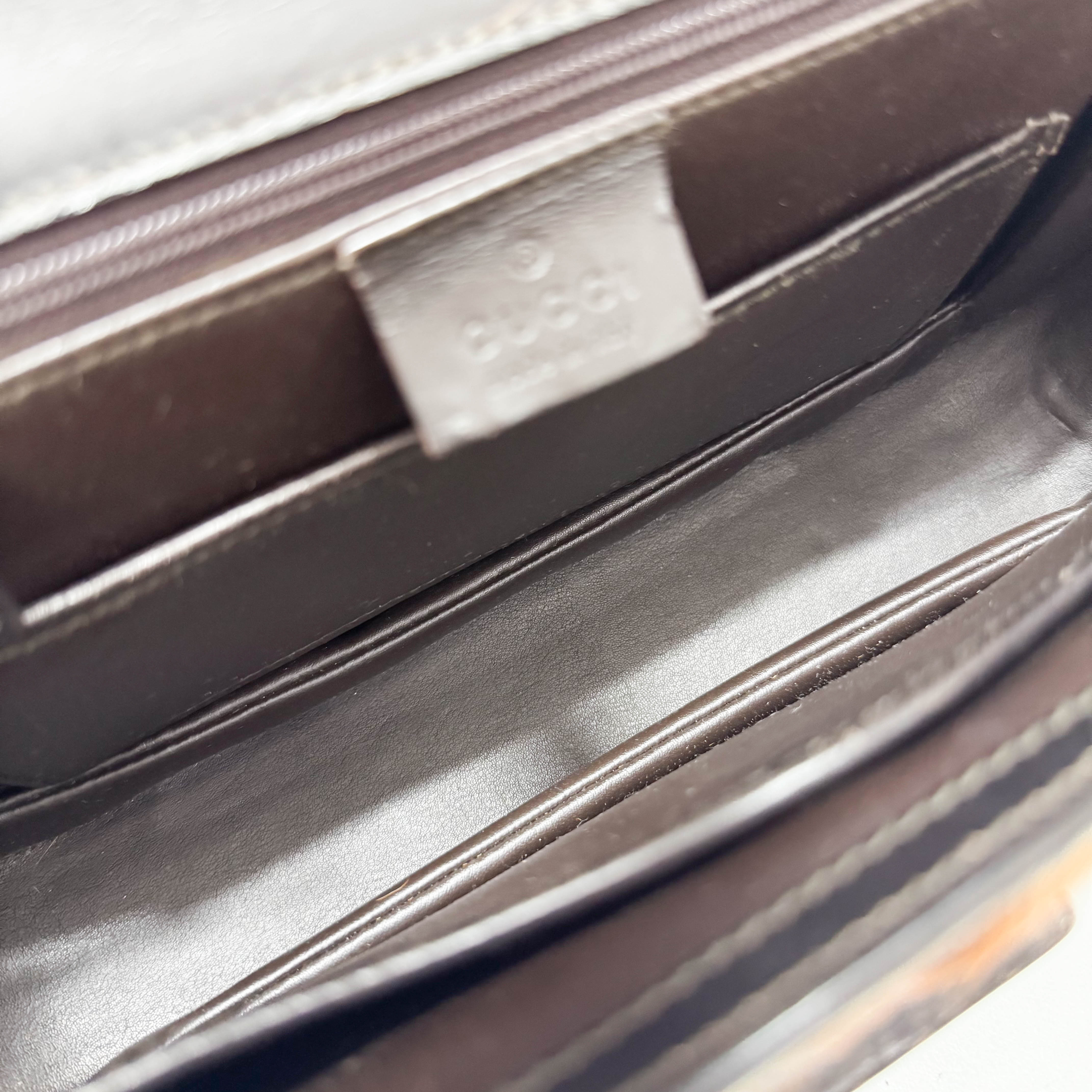 Brown Pony Hair Top Handle Bag