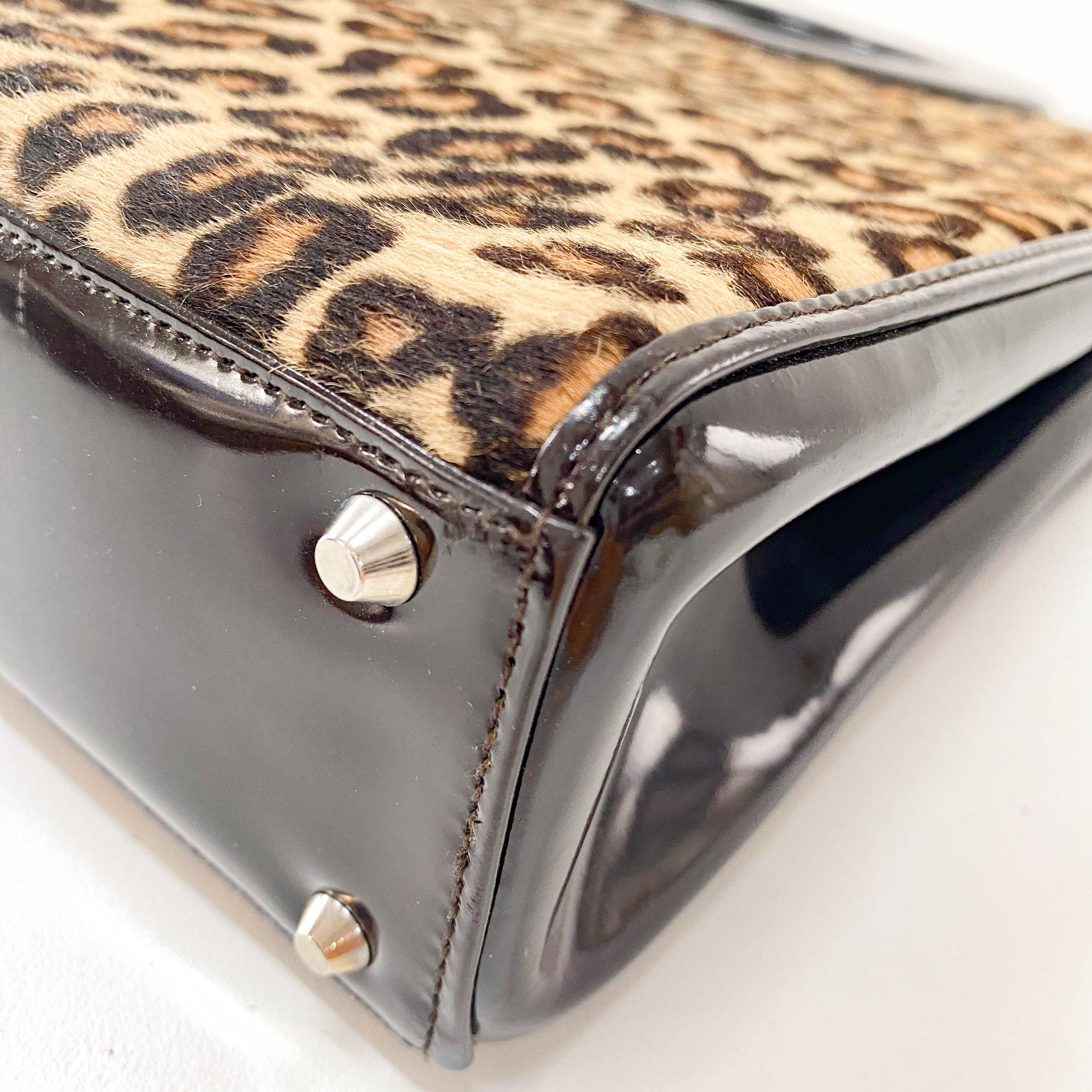 Leopard Print Pony Hair Brown 