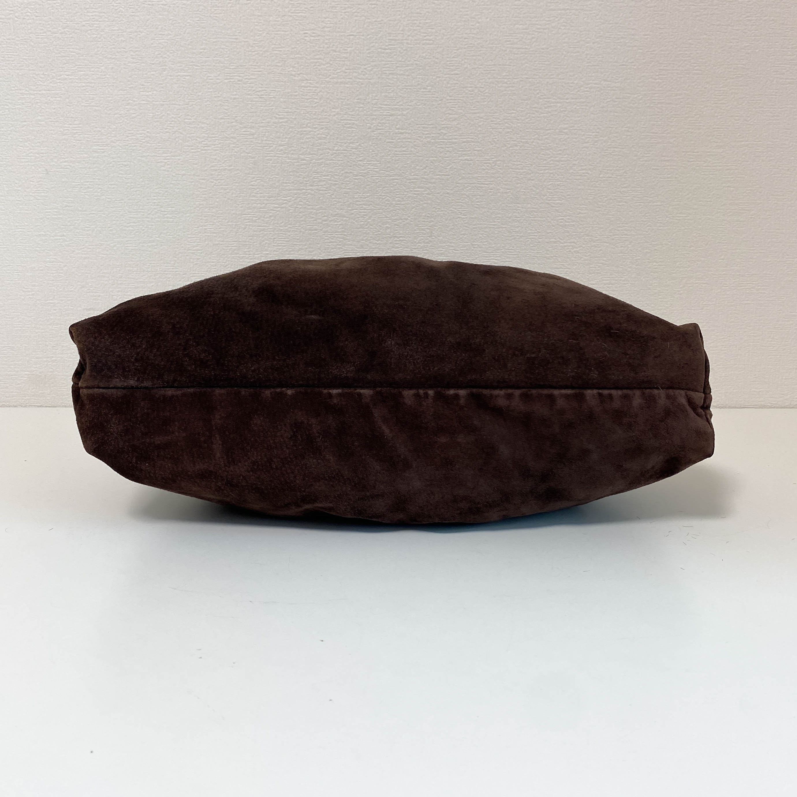 Chef Brown Suede Shoulder Bag