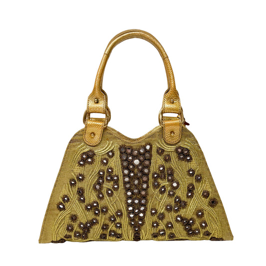 Gold and Mirror Bits Detail Bag