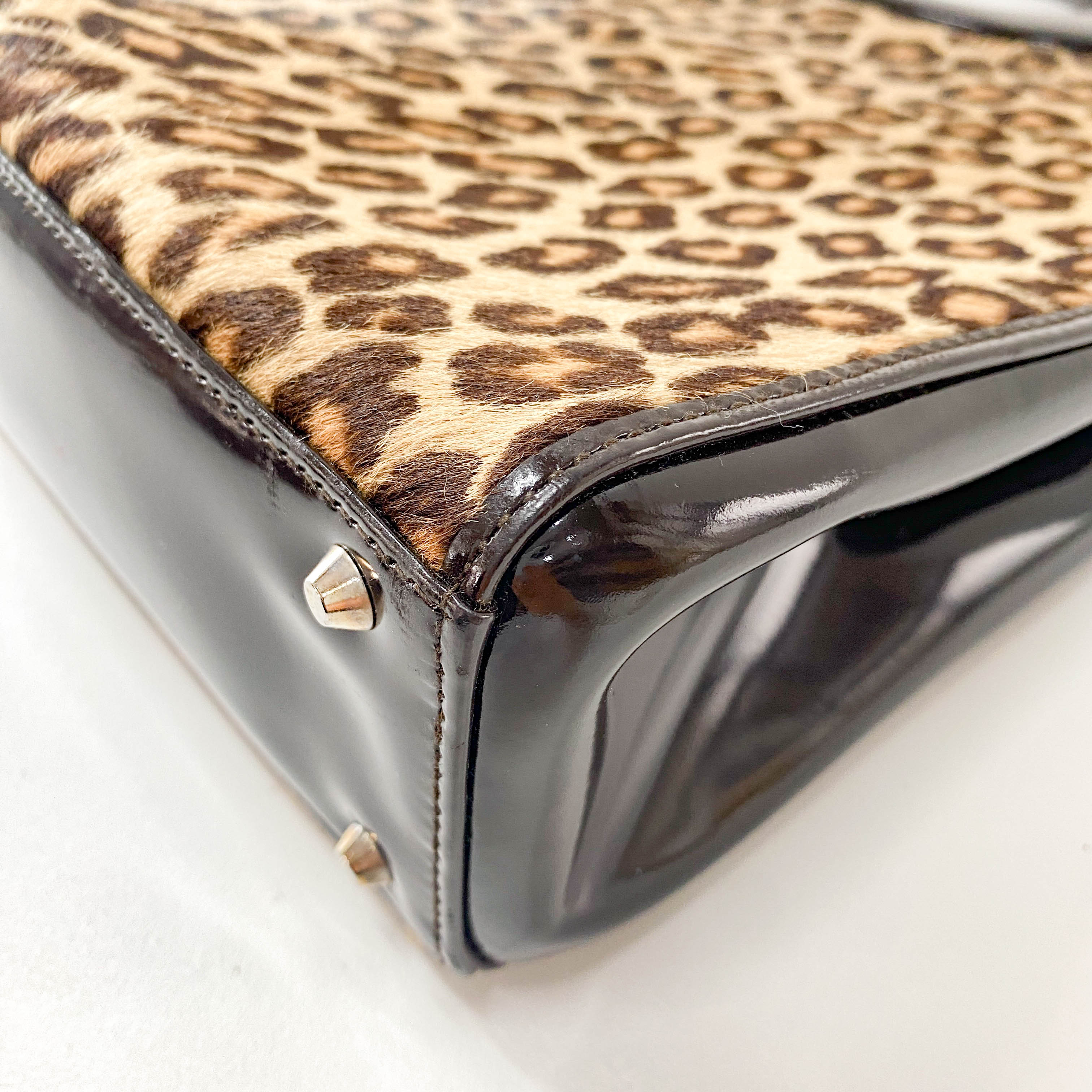 Leopard Print Pony Hair Brown 