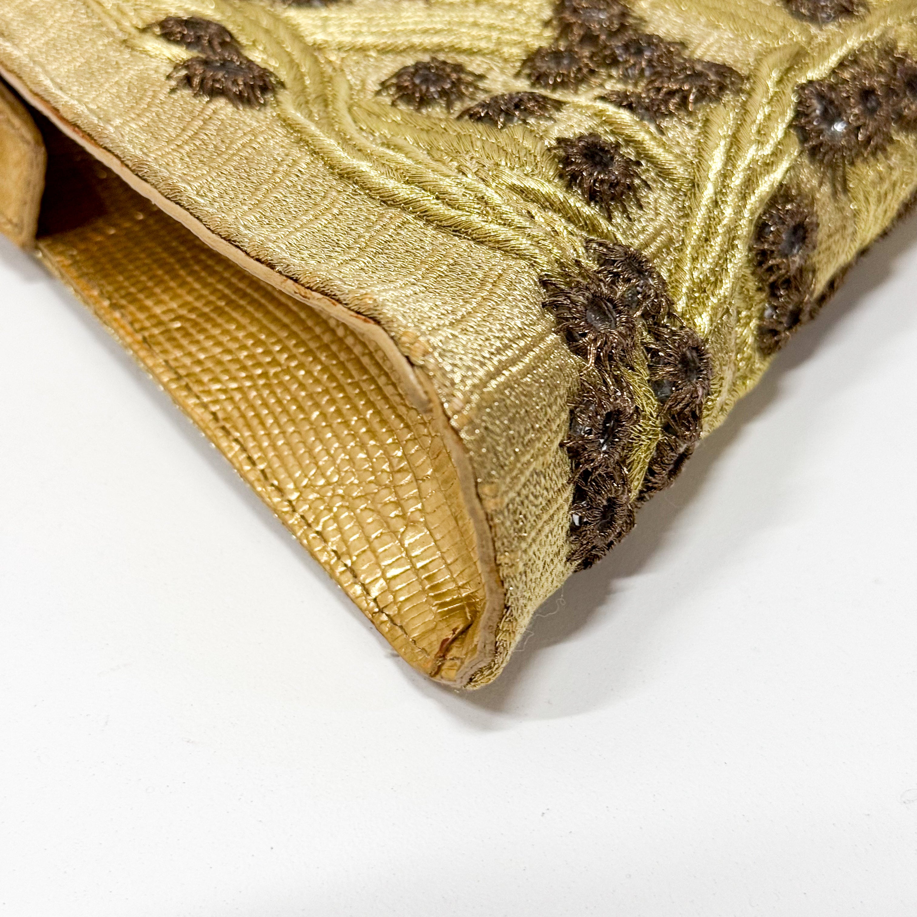 Gold and Mirror Bits Detail Bag