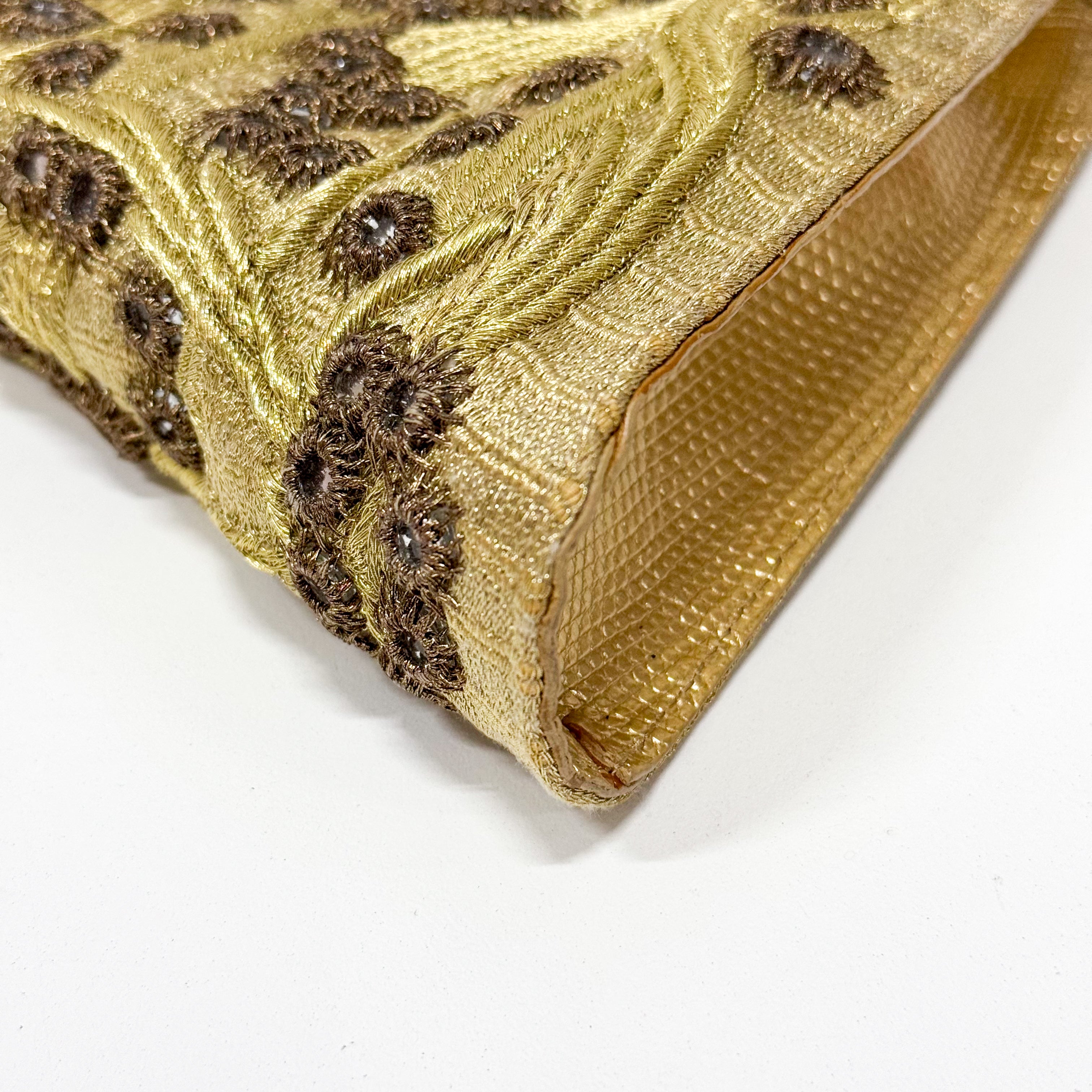 Gold and Mirror Bits Detail Bag