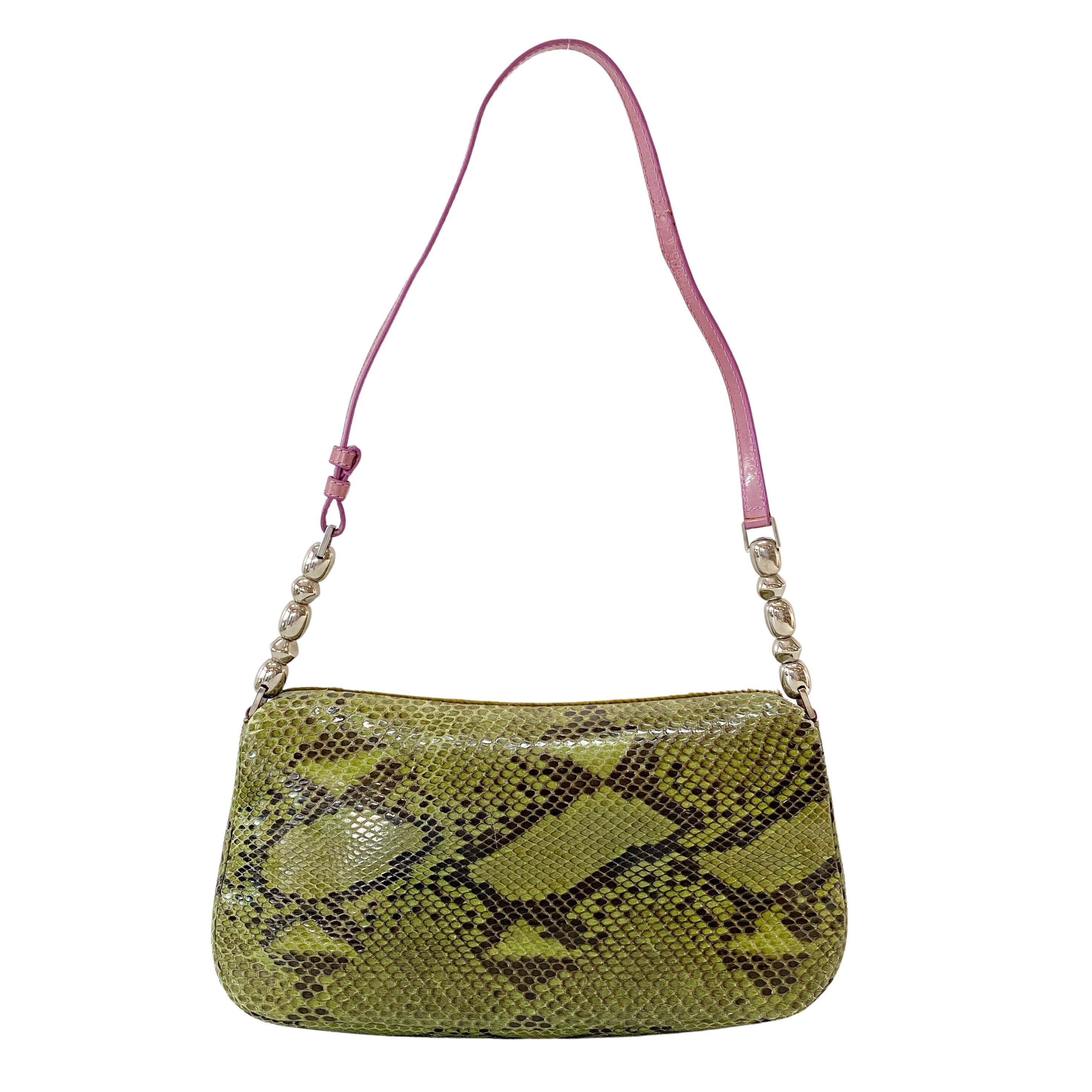 Malice Pearl Green Pony Hair Bag