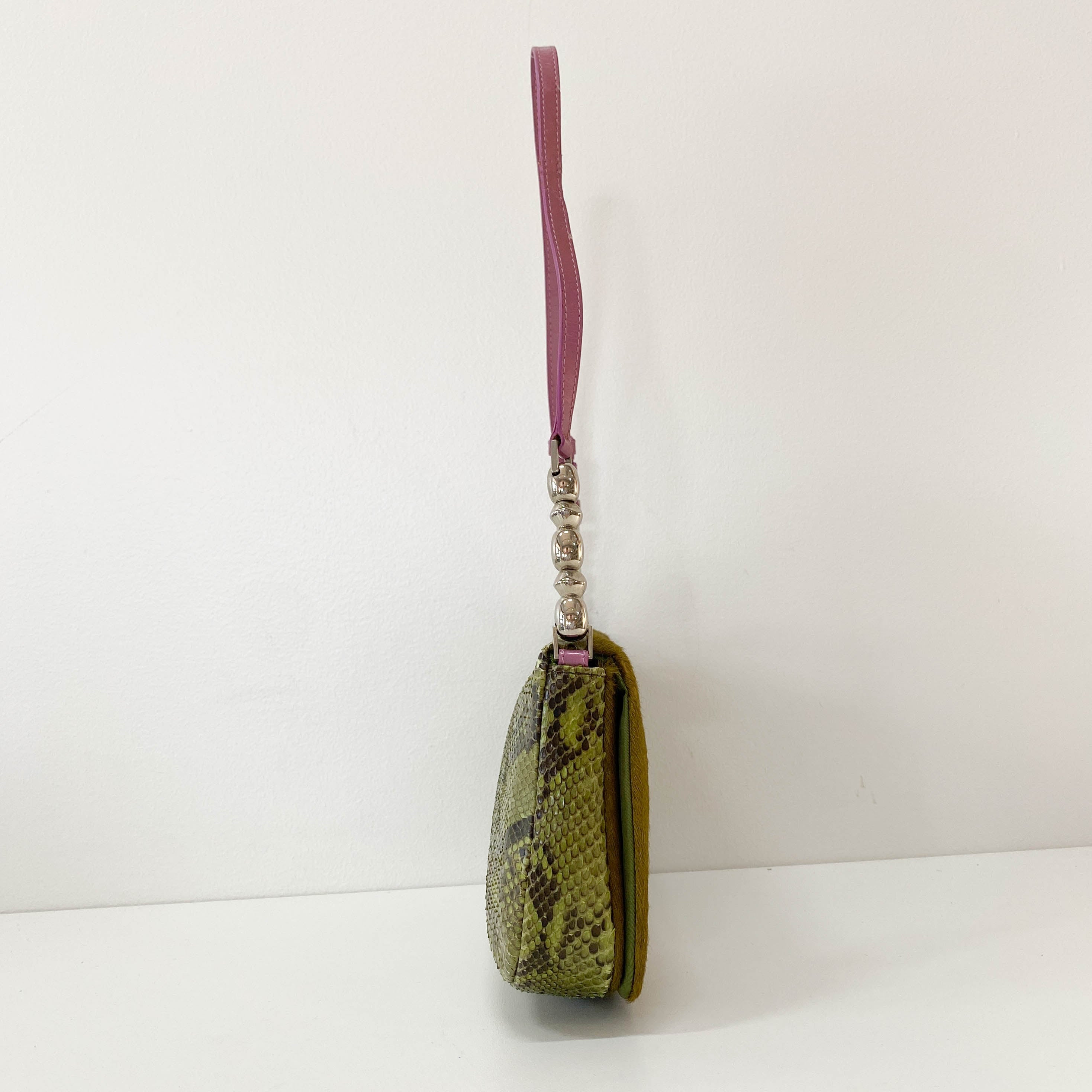 Malice Pearl Green Pony Hair Bag