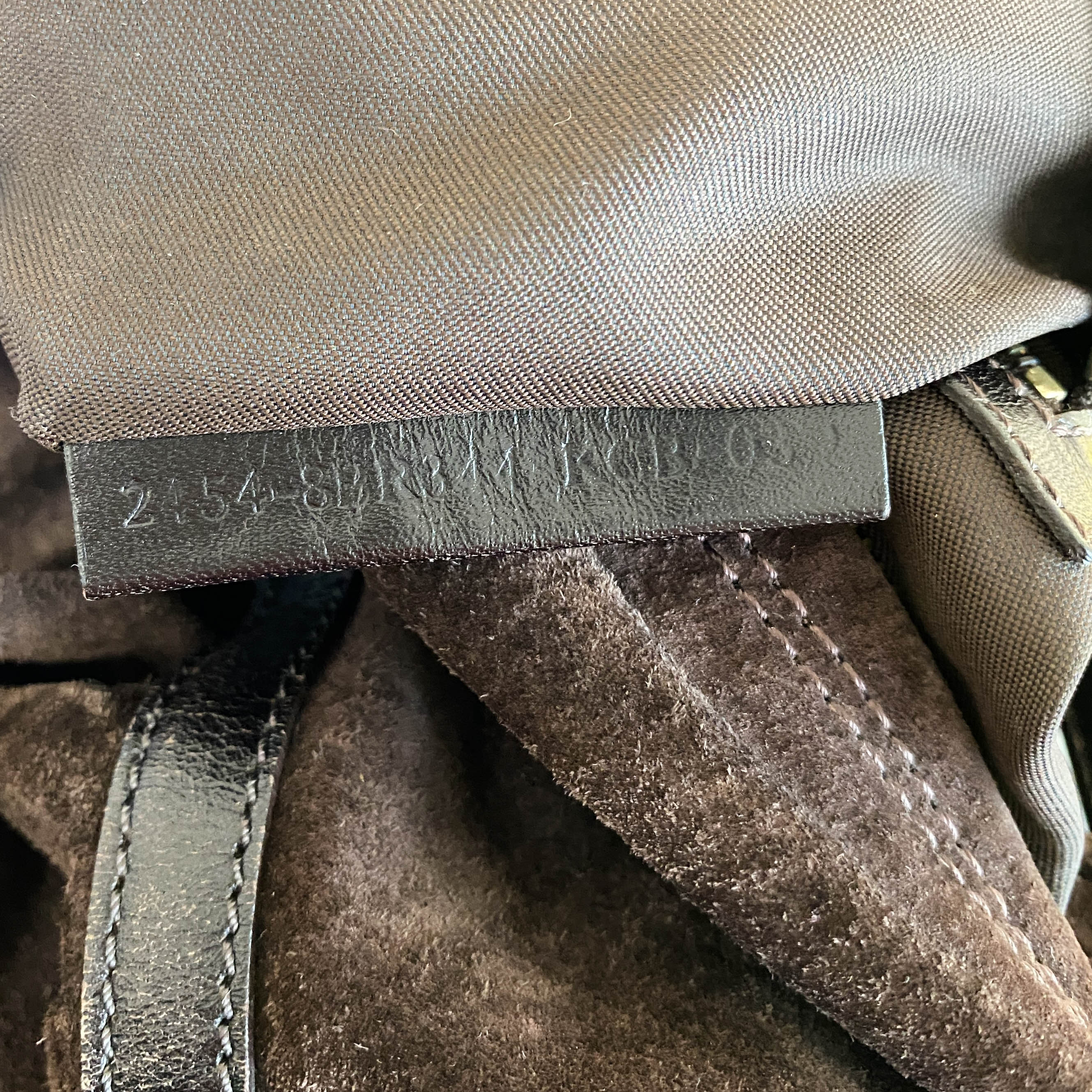 Chef Brown Suede Shoulder Bag