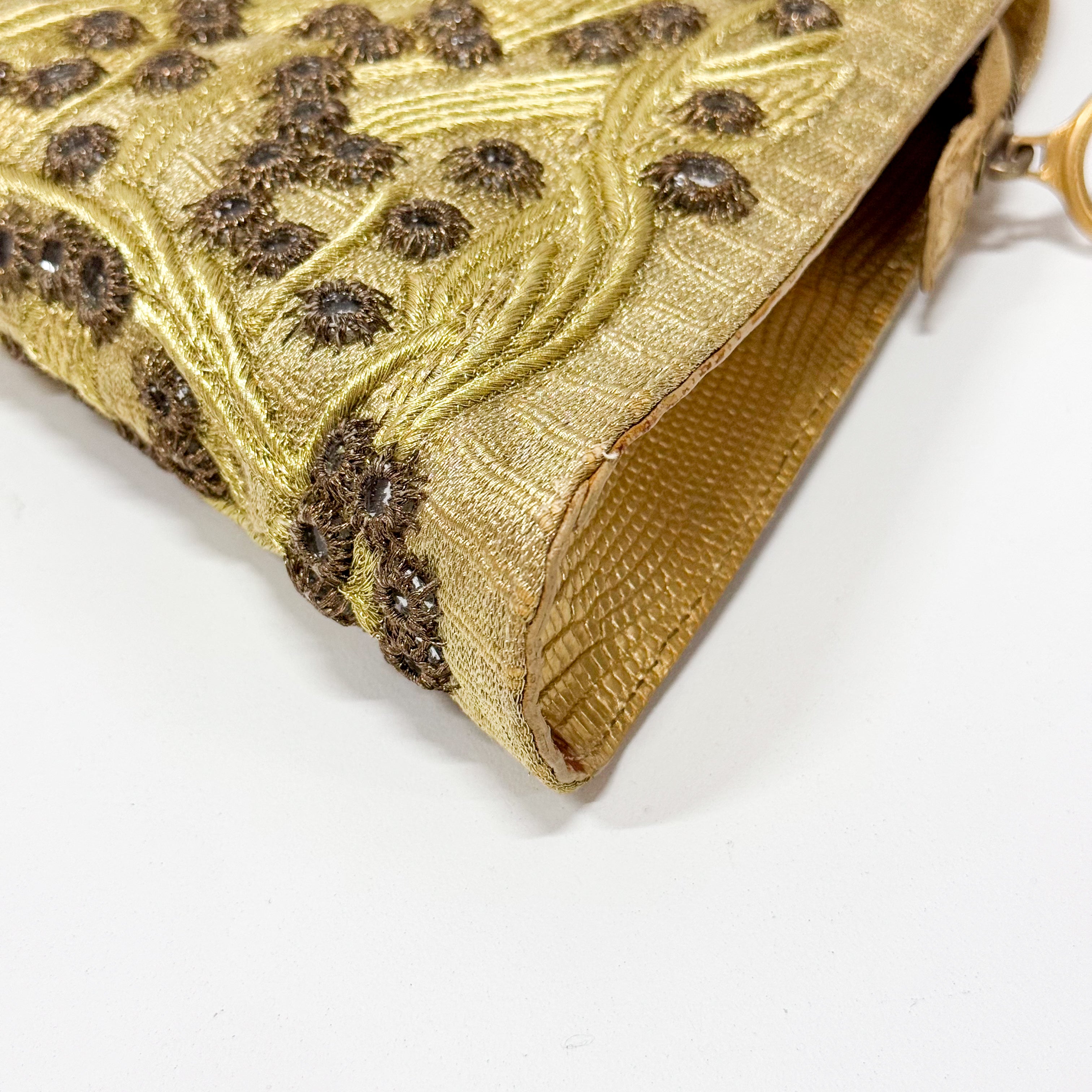 Gold and Mirror Bits Detail Bag