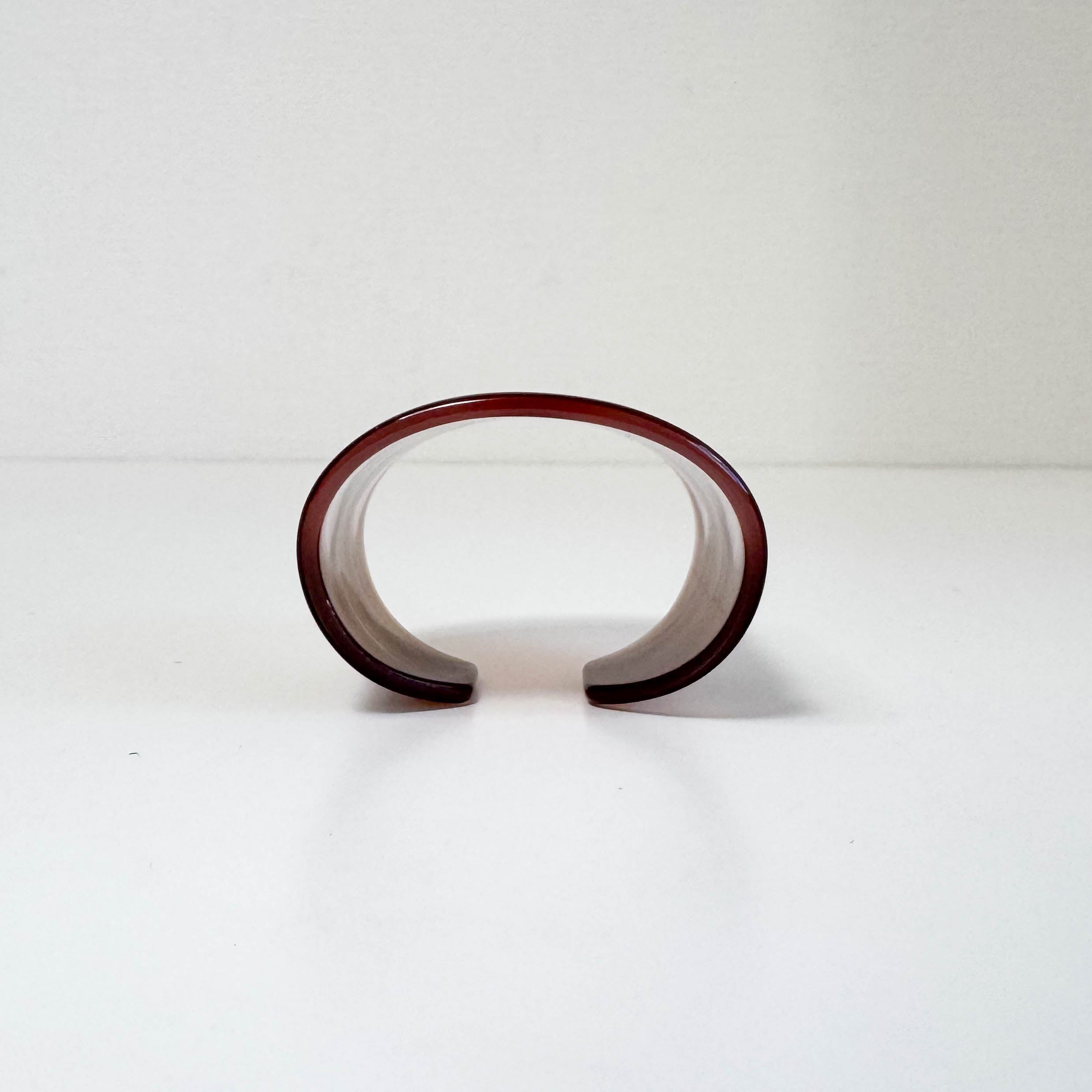 Coco Pink Brown Plastic Bangle