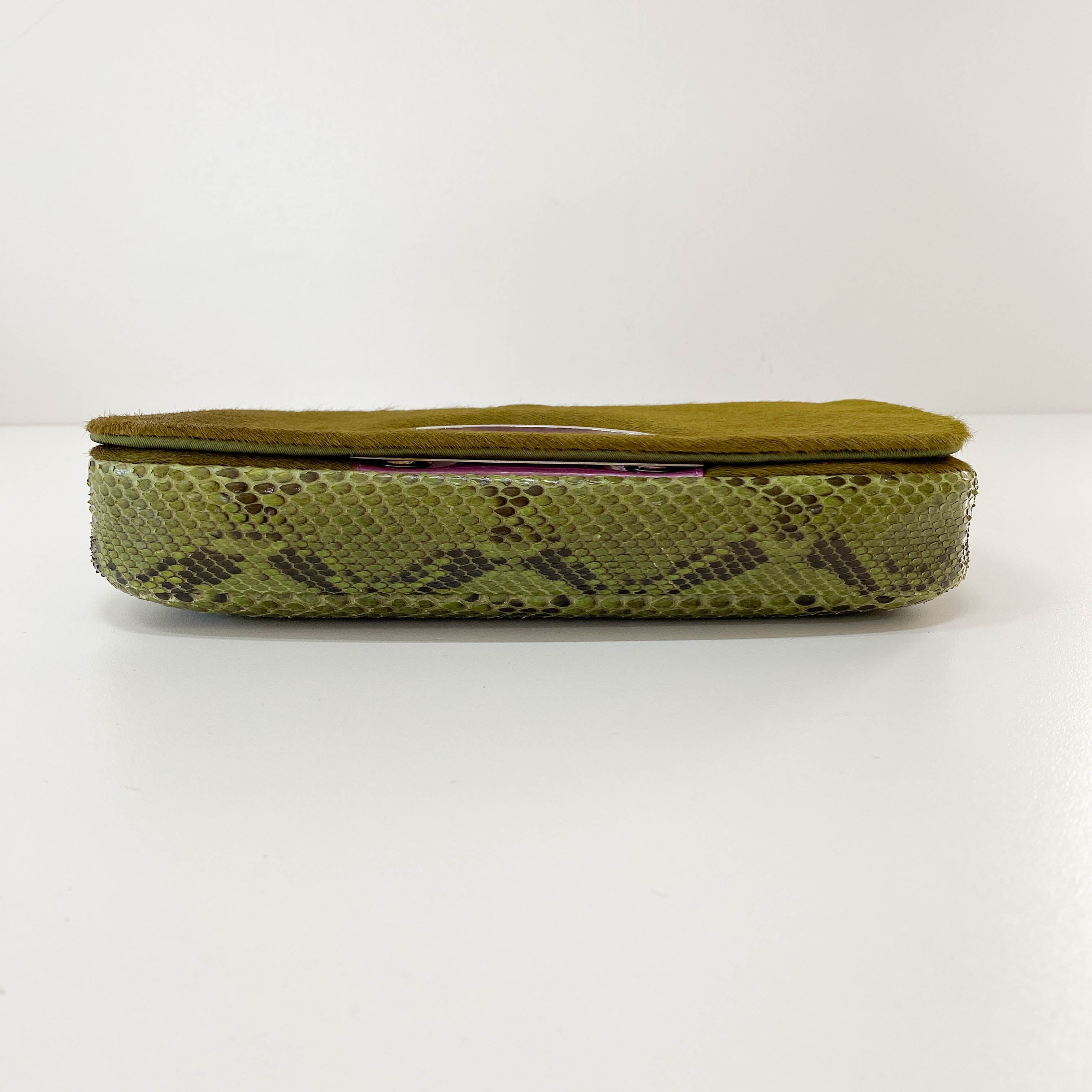 Malice Pearl Green Pony Hair Bag