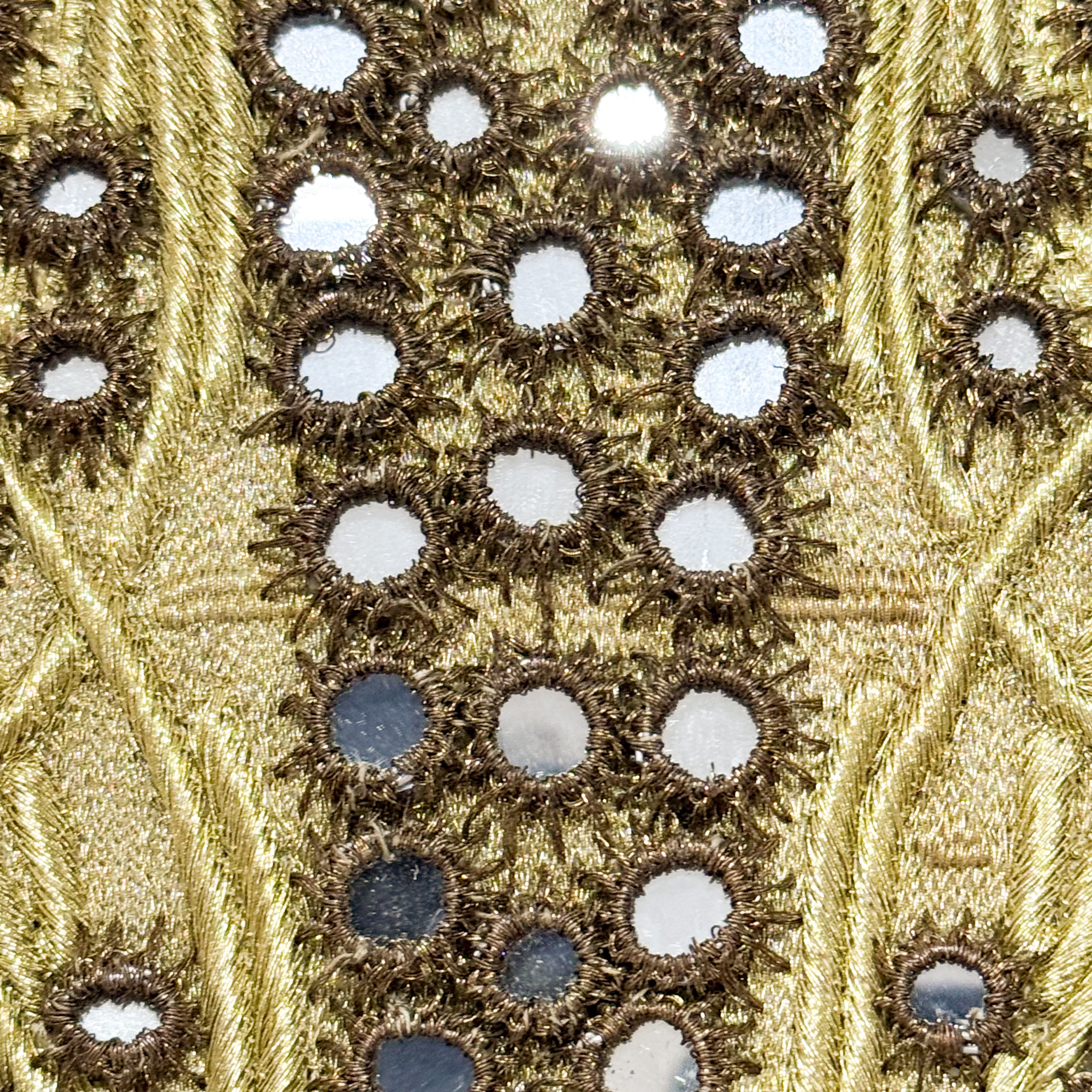 Gold and Mirror Bits Detail Bag