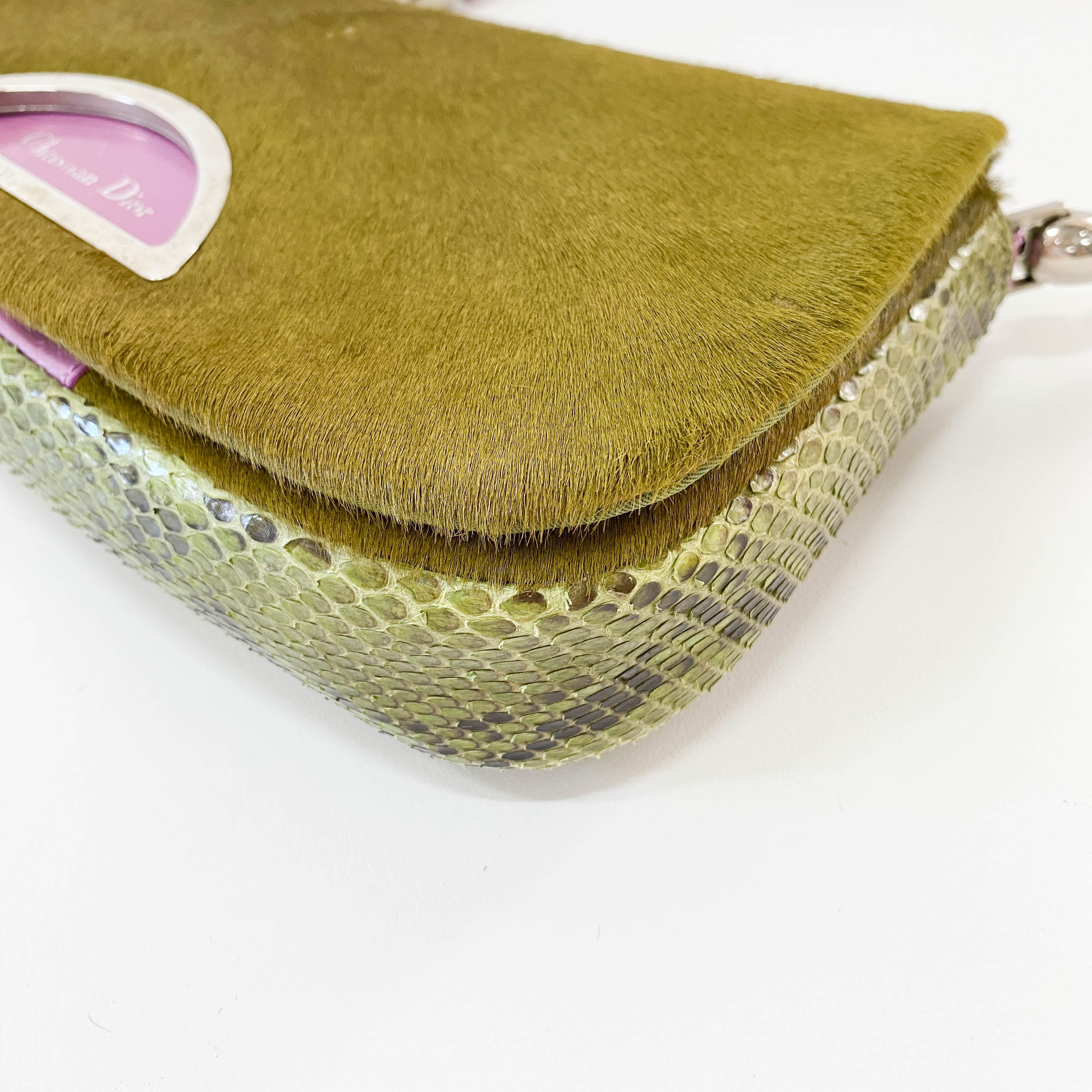 Malice Pearl Green Pony Hair Bag