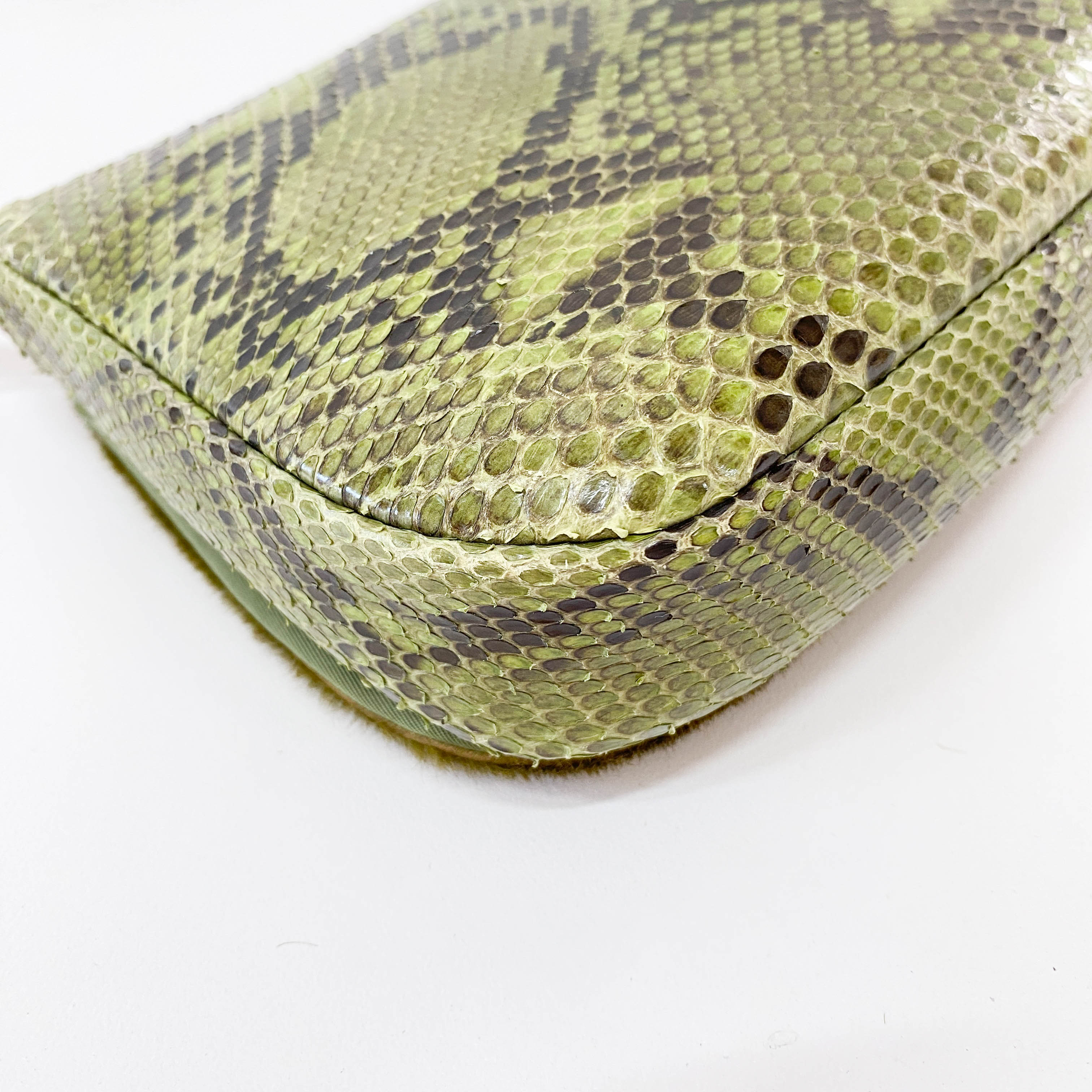 Malice Pearl Green Pony Hair Bag