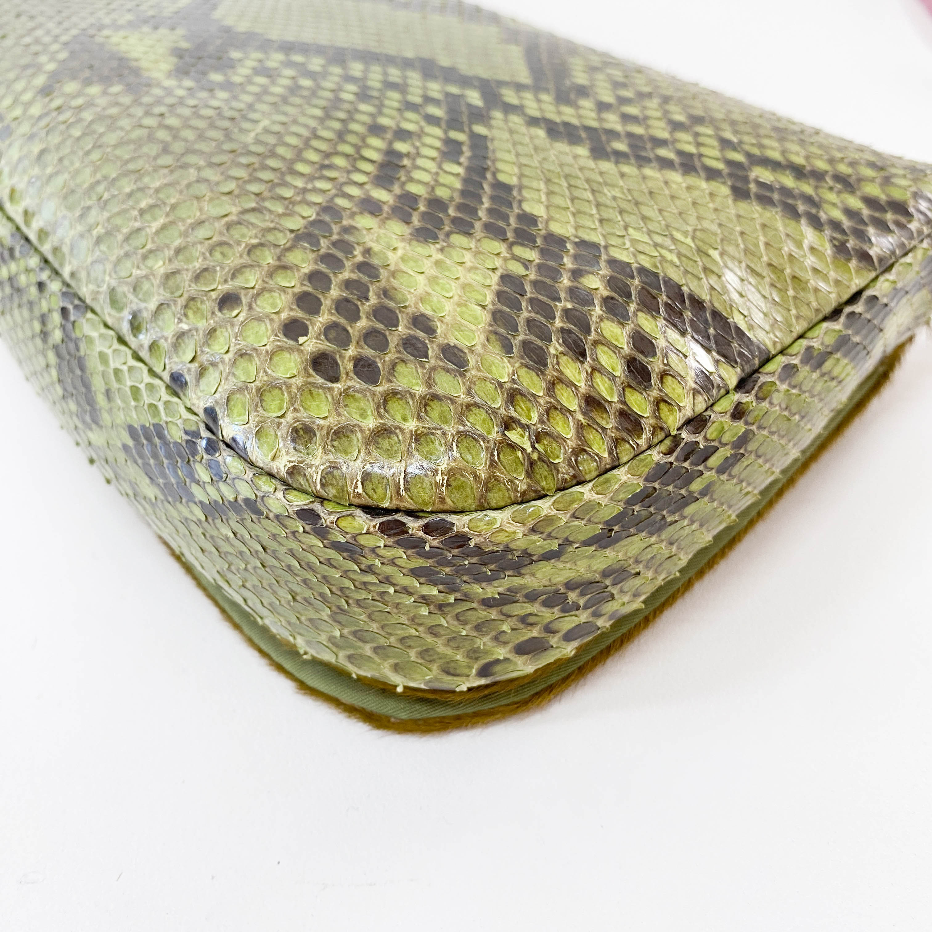 Malice Pearl Green Pony Hair Bag