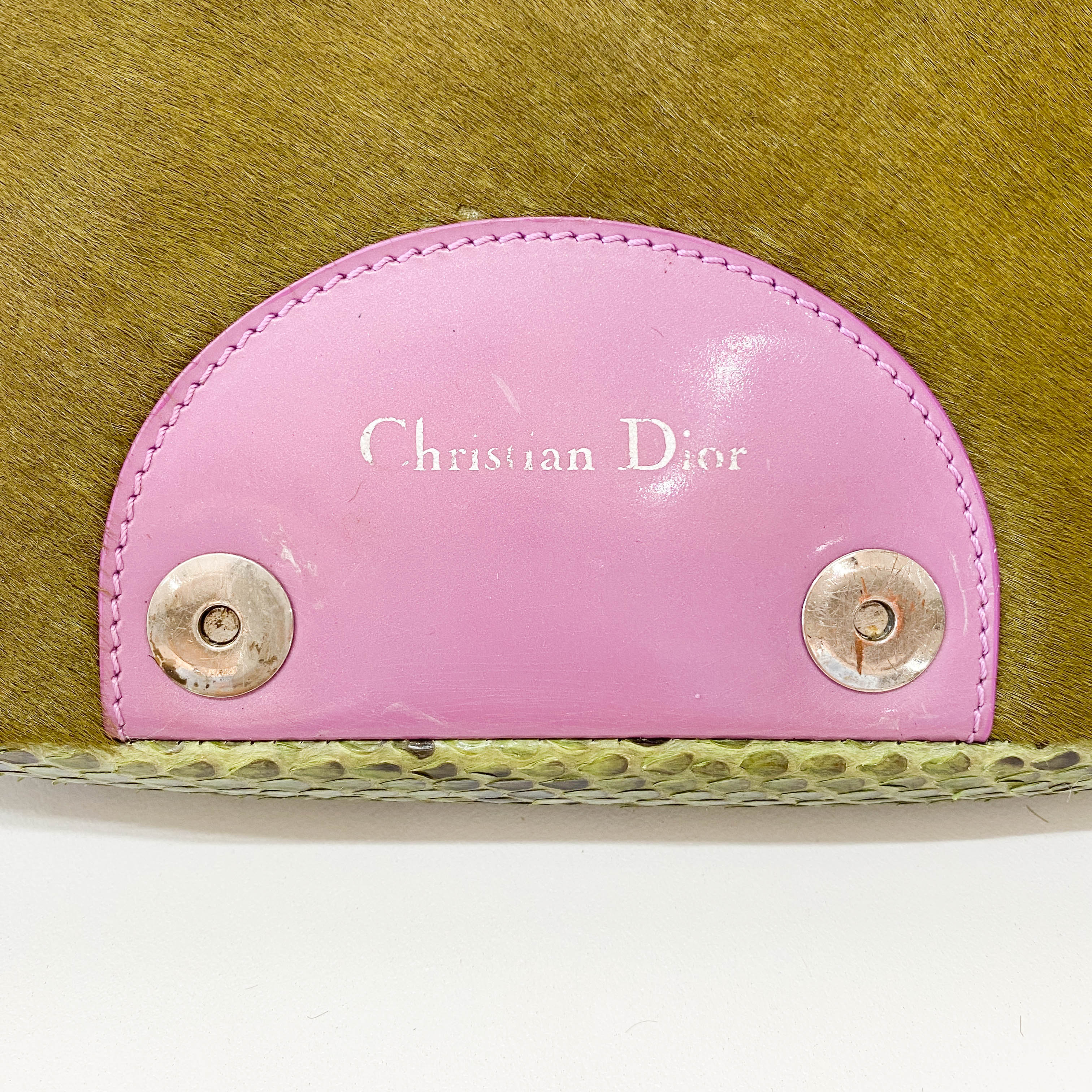 Malice Pearl Green Pony Hair Bag