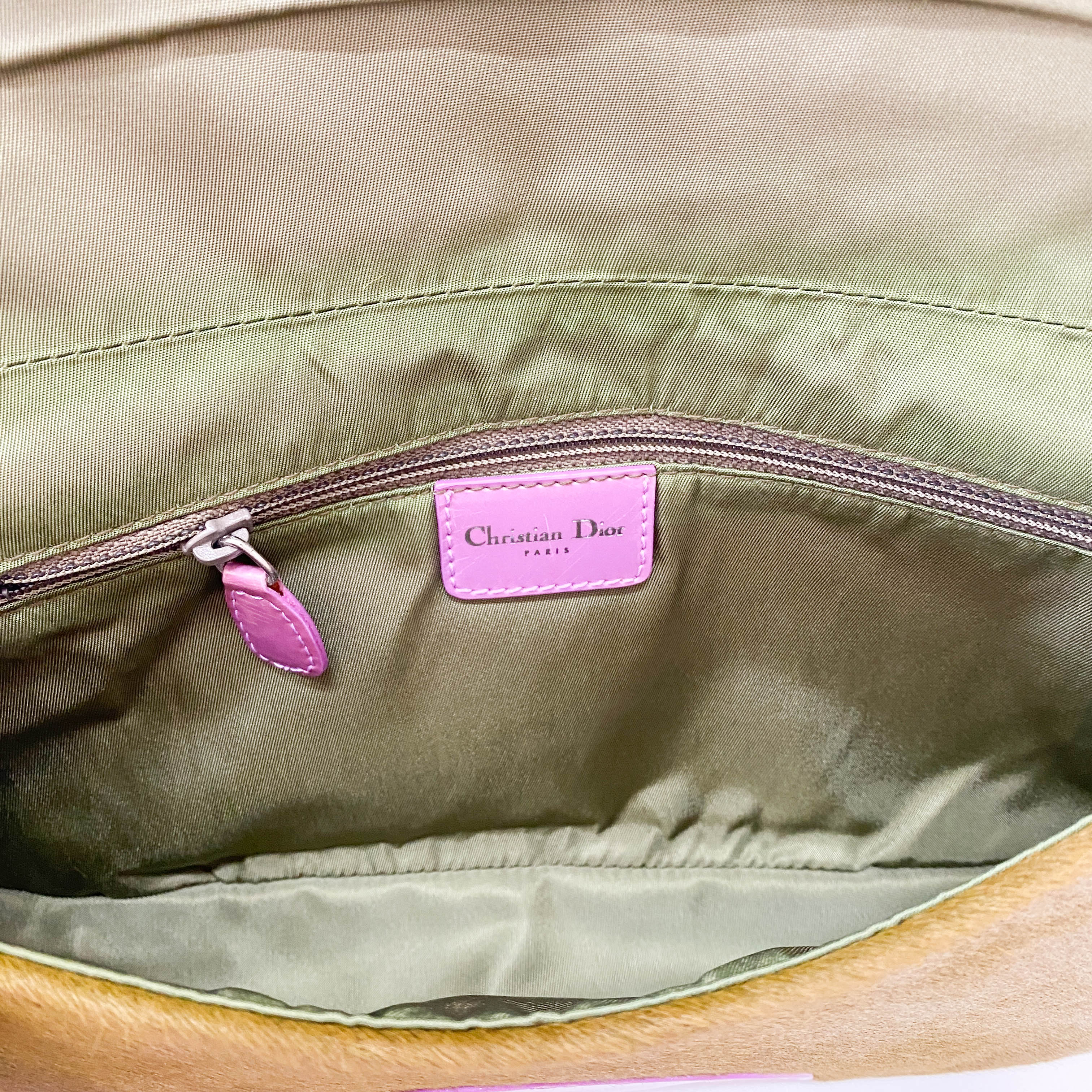 Malice Pearl Green Pony Hair Bag