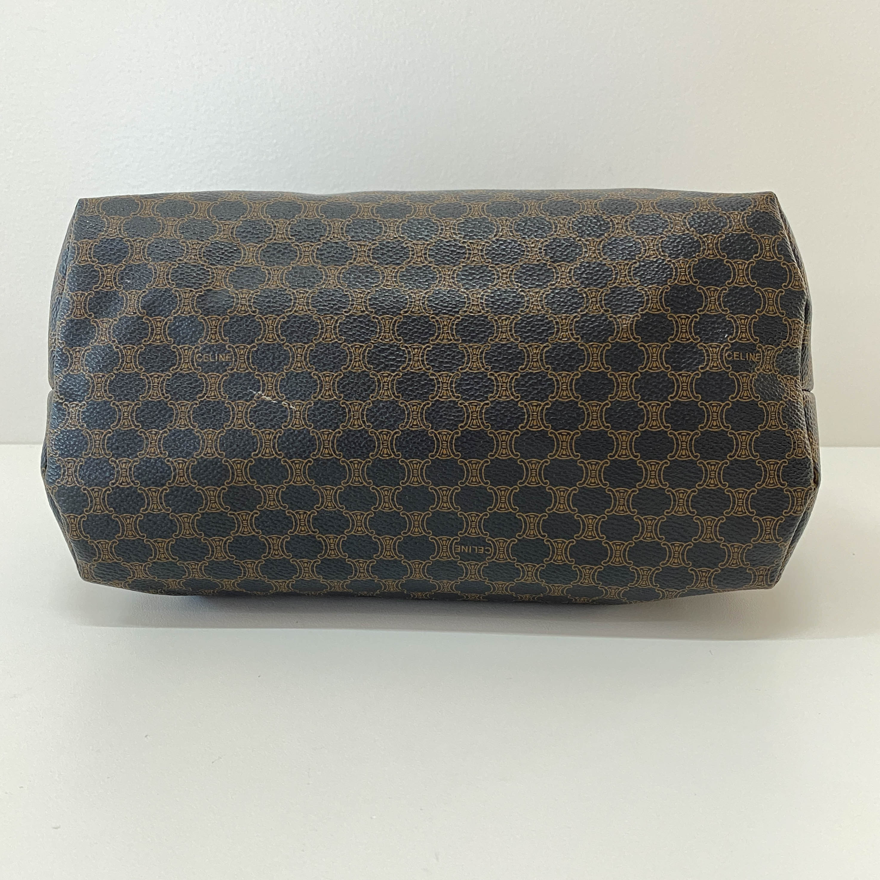 Black Macadam Triomphe Shoulder Pouch Bag