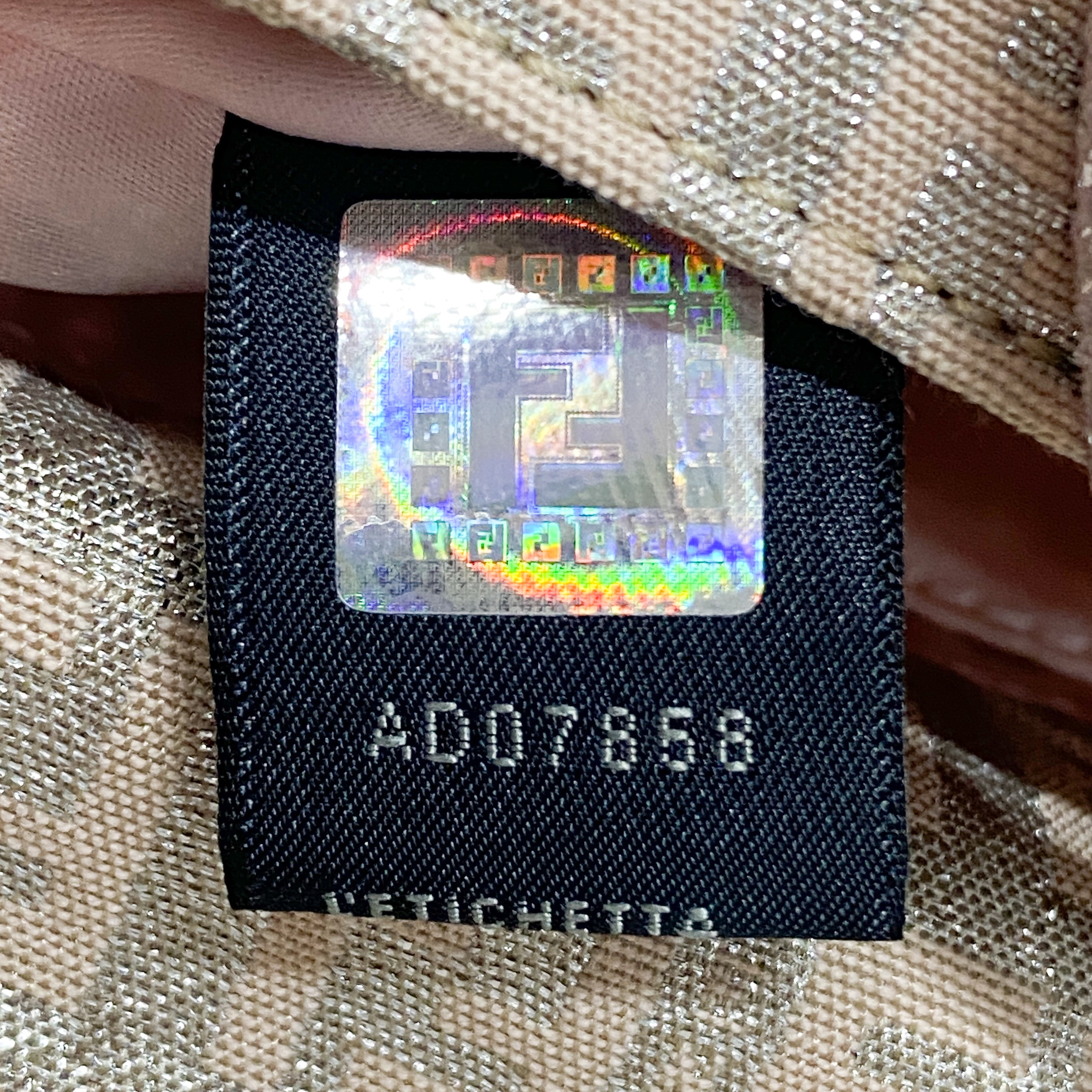 Zuchinno Mini Mamma Baguette Pink Canvas Shoulder Bag