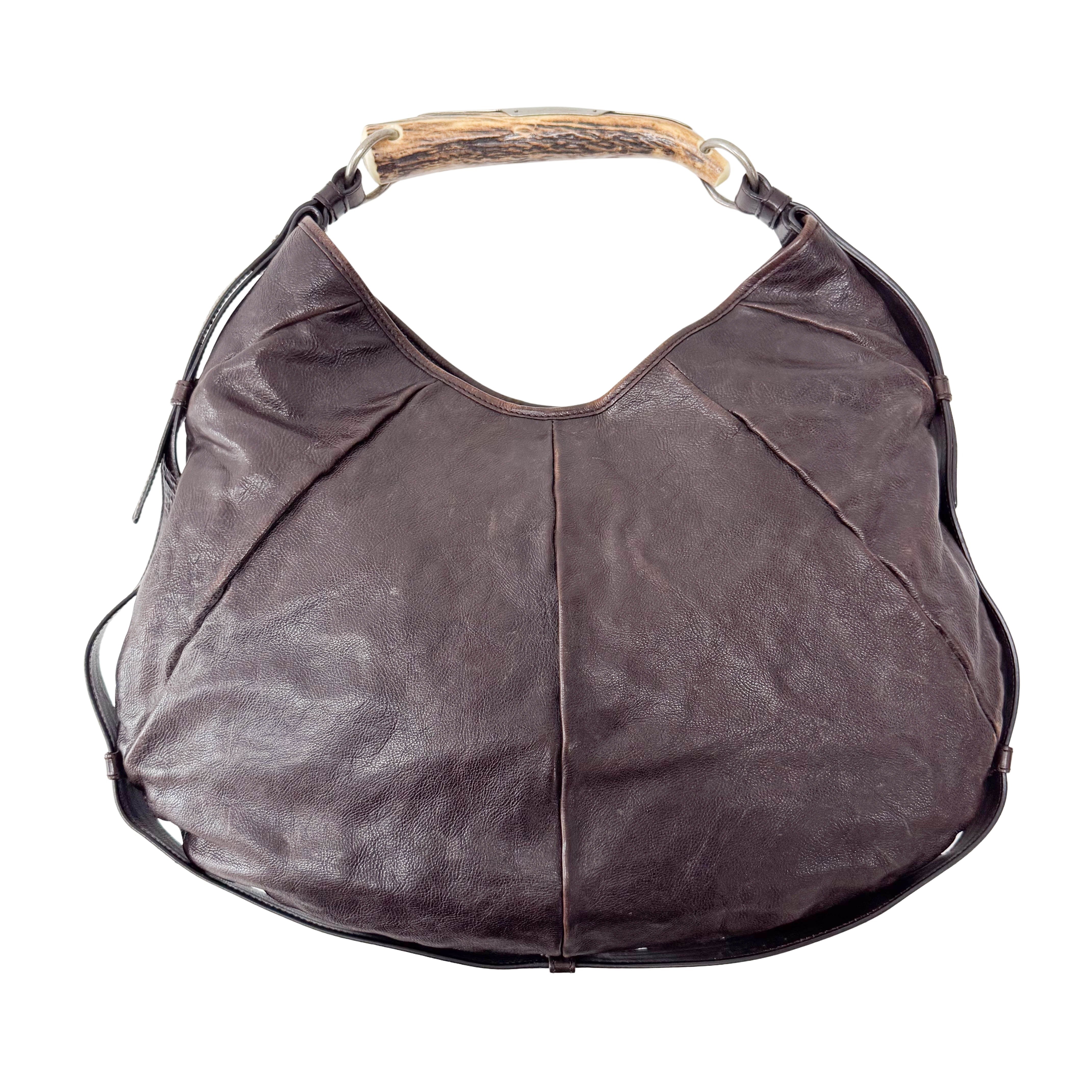Mombasa Brown Leather Shoulder Bag