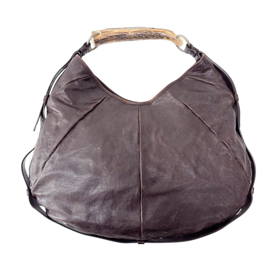 Mombasa Brown Leather Shoulder Bag