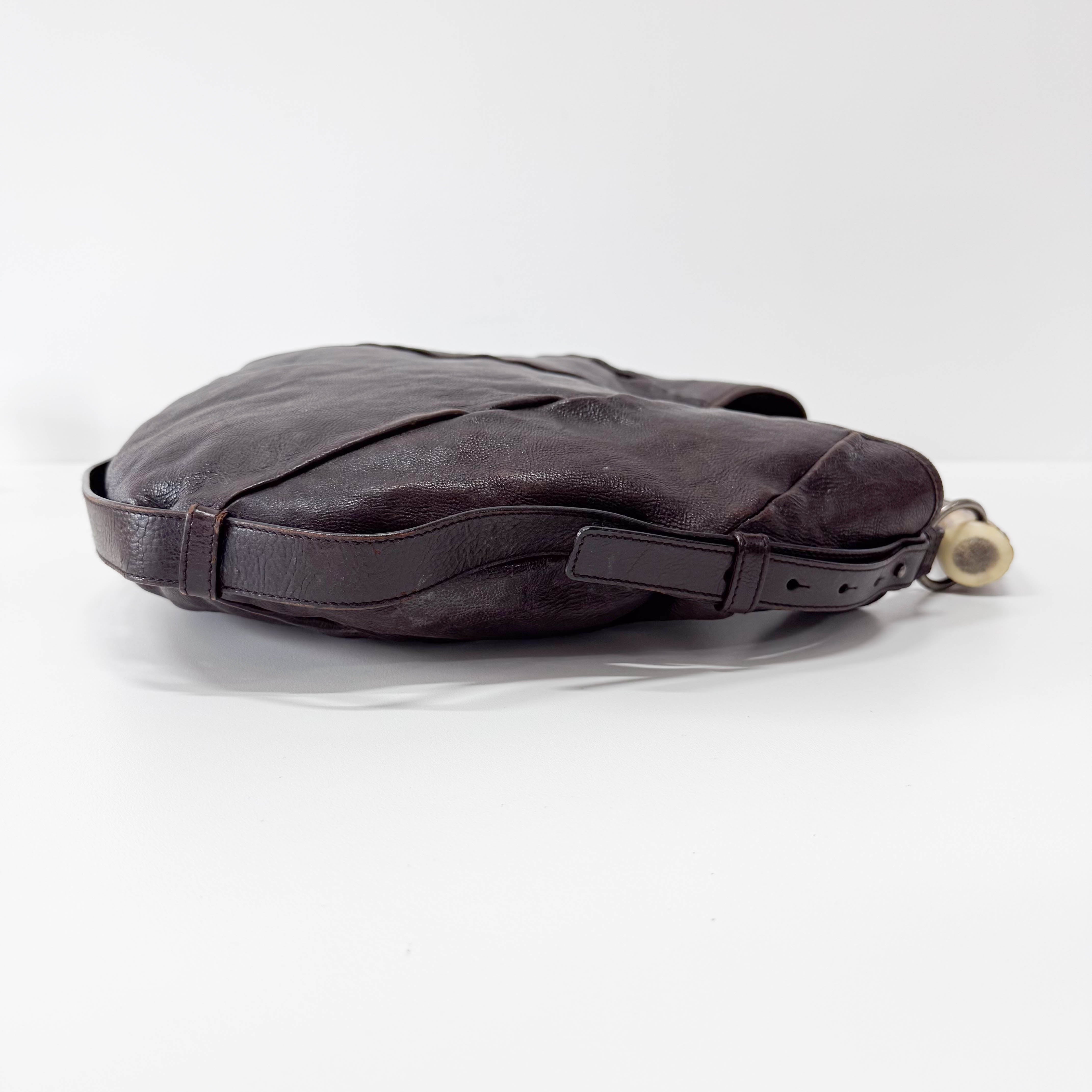 Mombasa Brown Leather Shoulder Bag