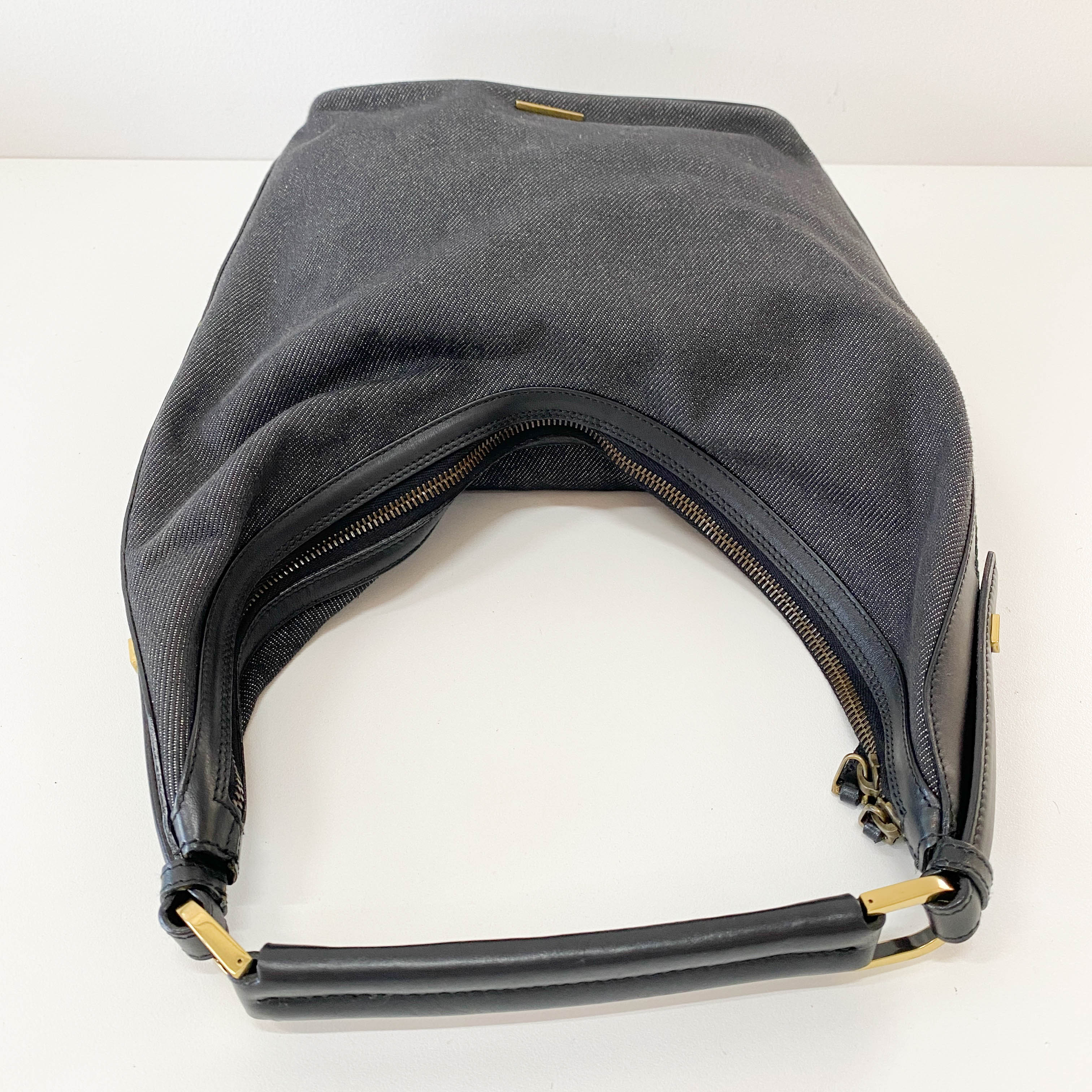 Sherry Denim Hobo Shoulder Bag