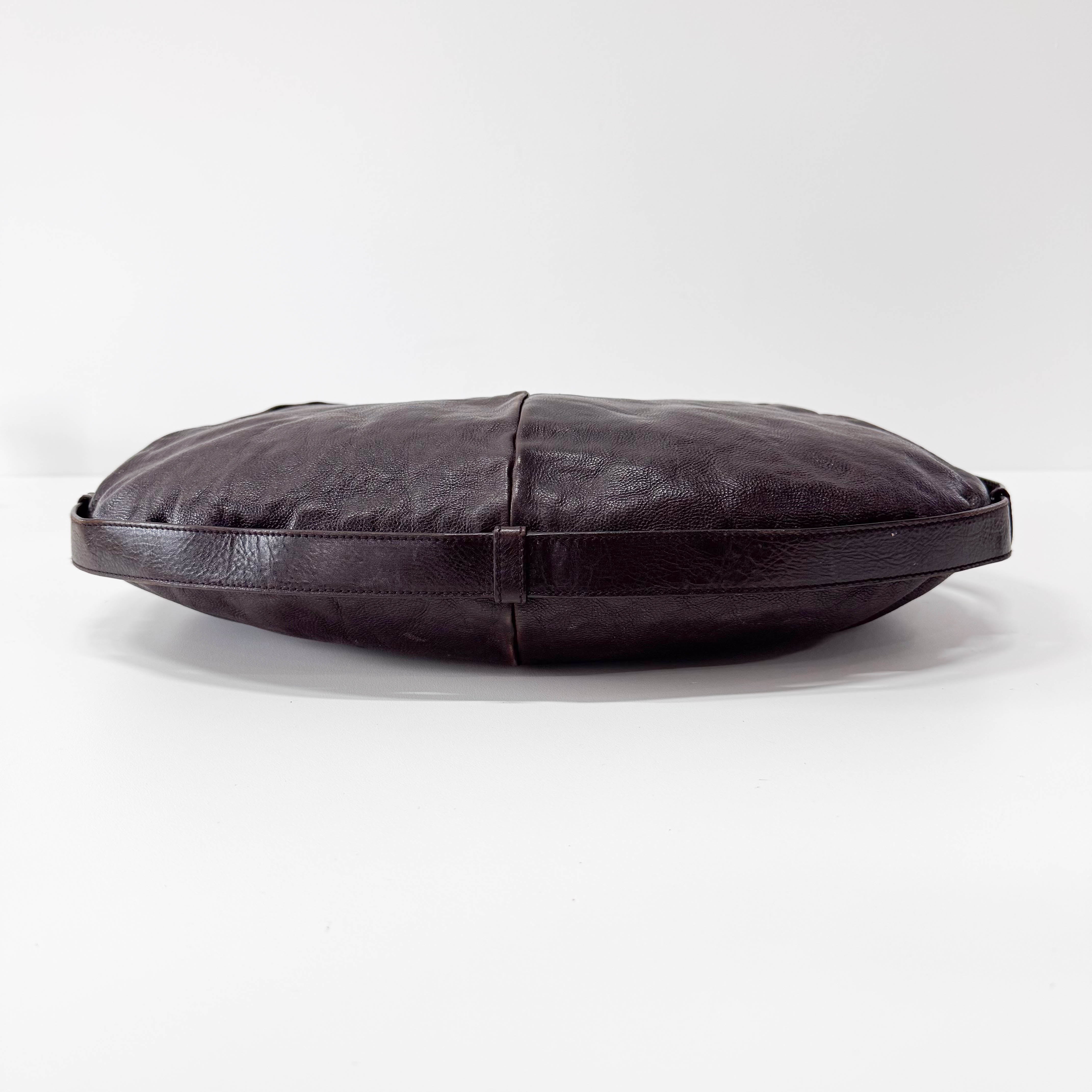 Mombasa Brown Leather Shoulder Bag