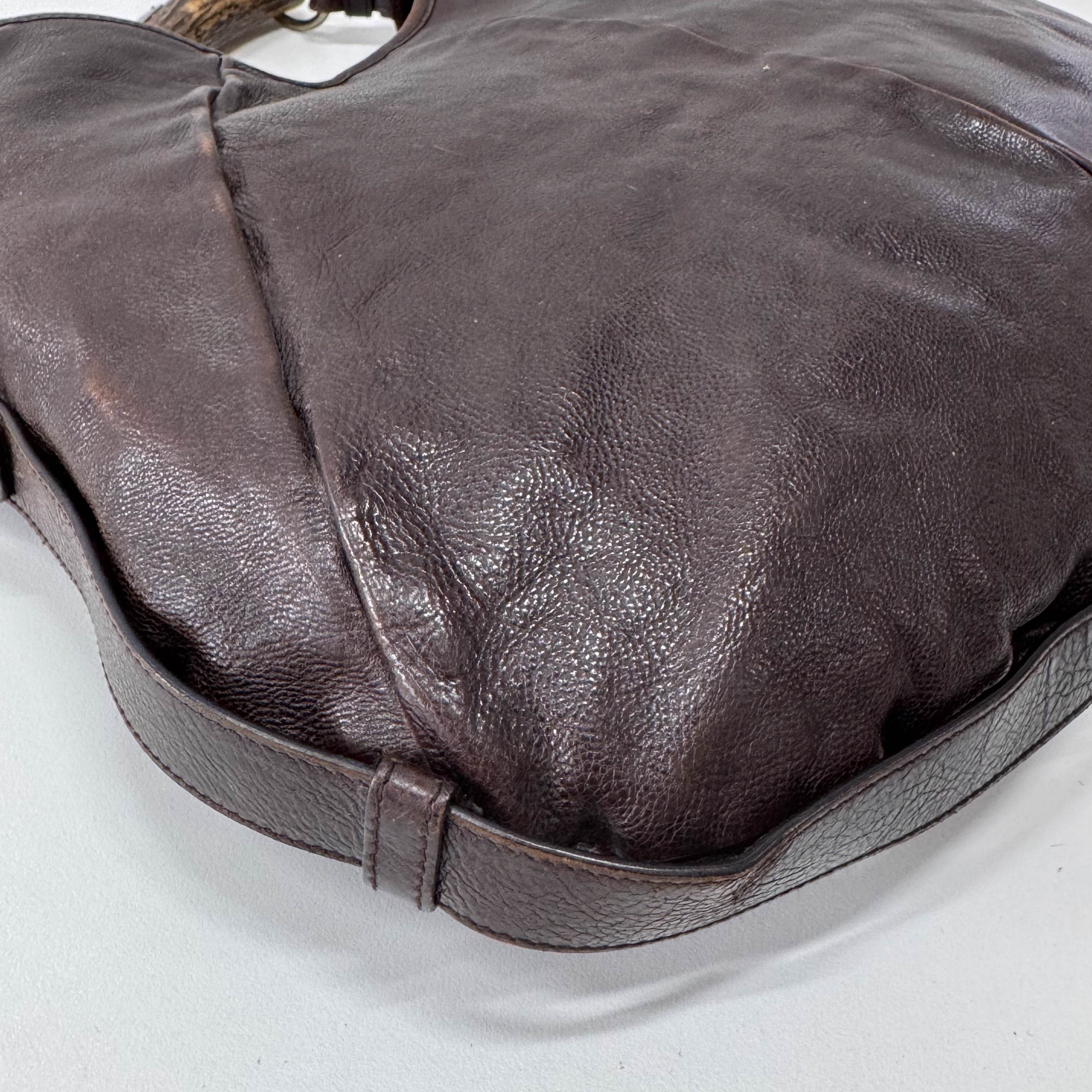 Mombasa Brown Leather Shoulder Bag