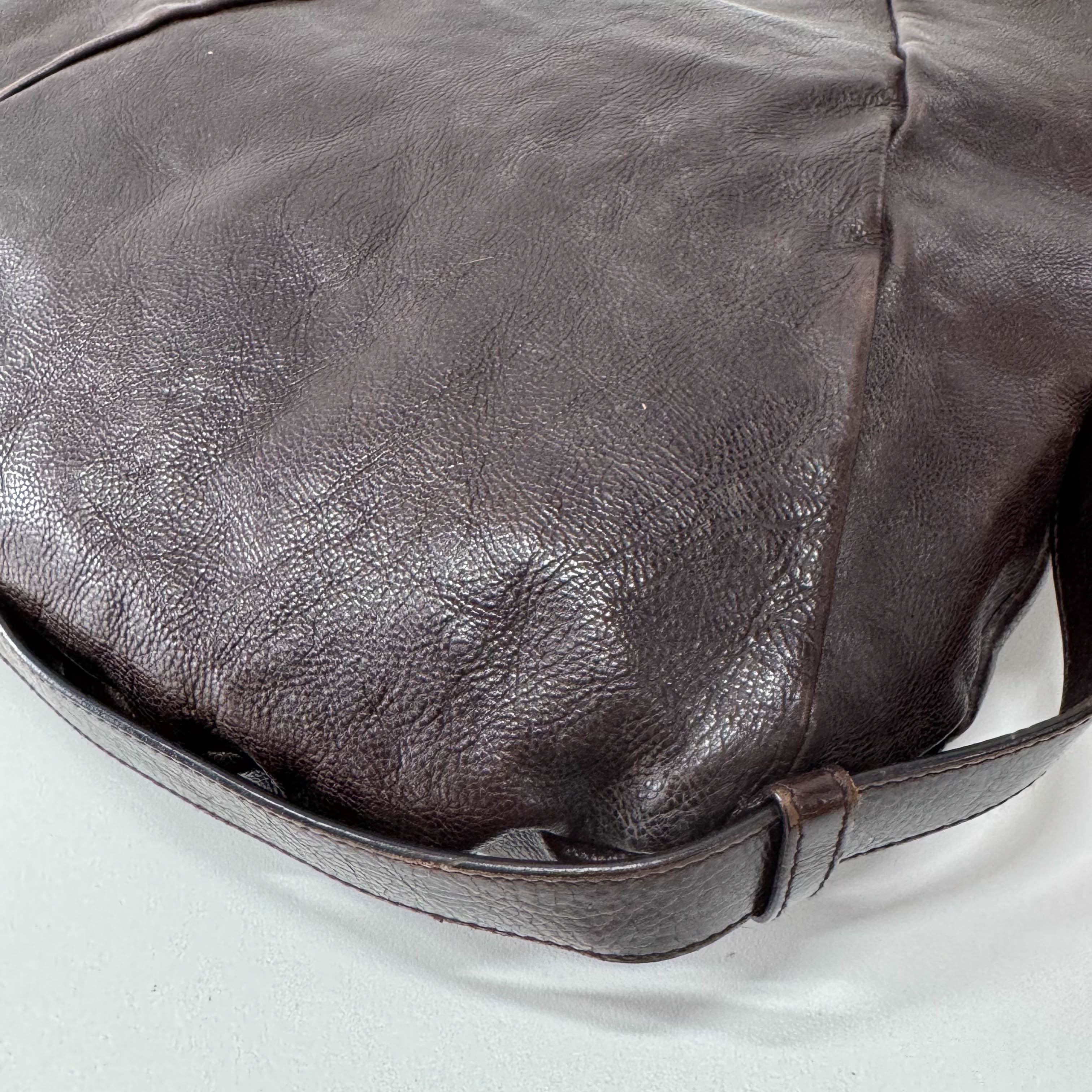 Mombasa Brown Leather Shoulder Bag