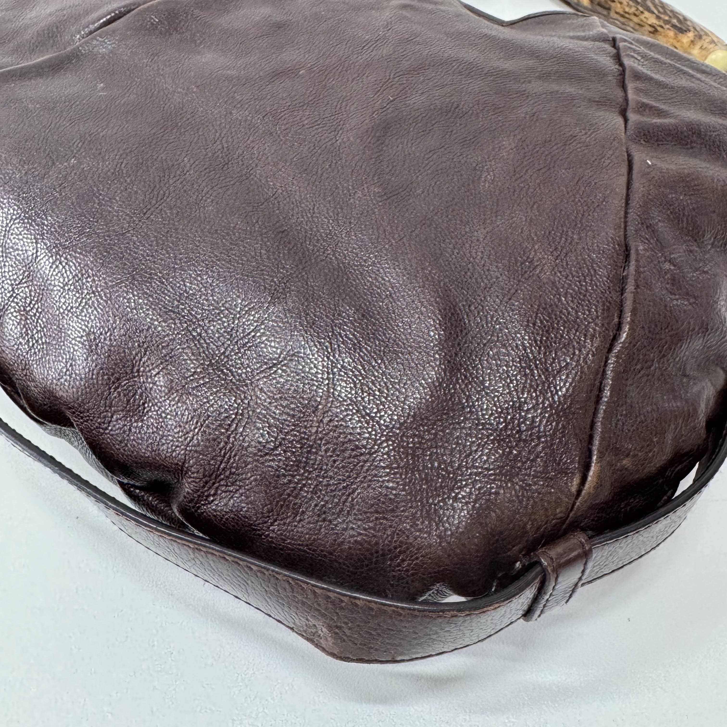 Mombasa Brown Leather Shoulder Bag