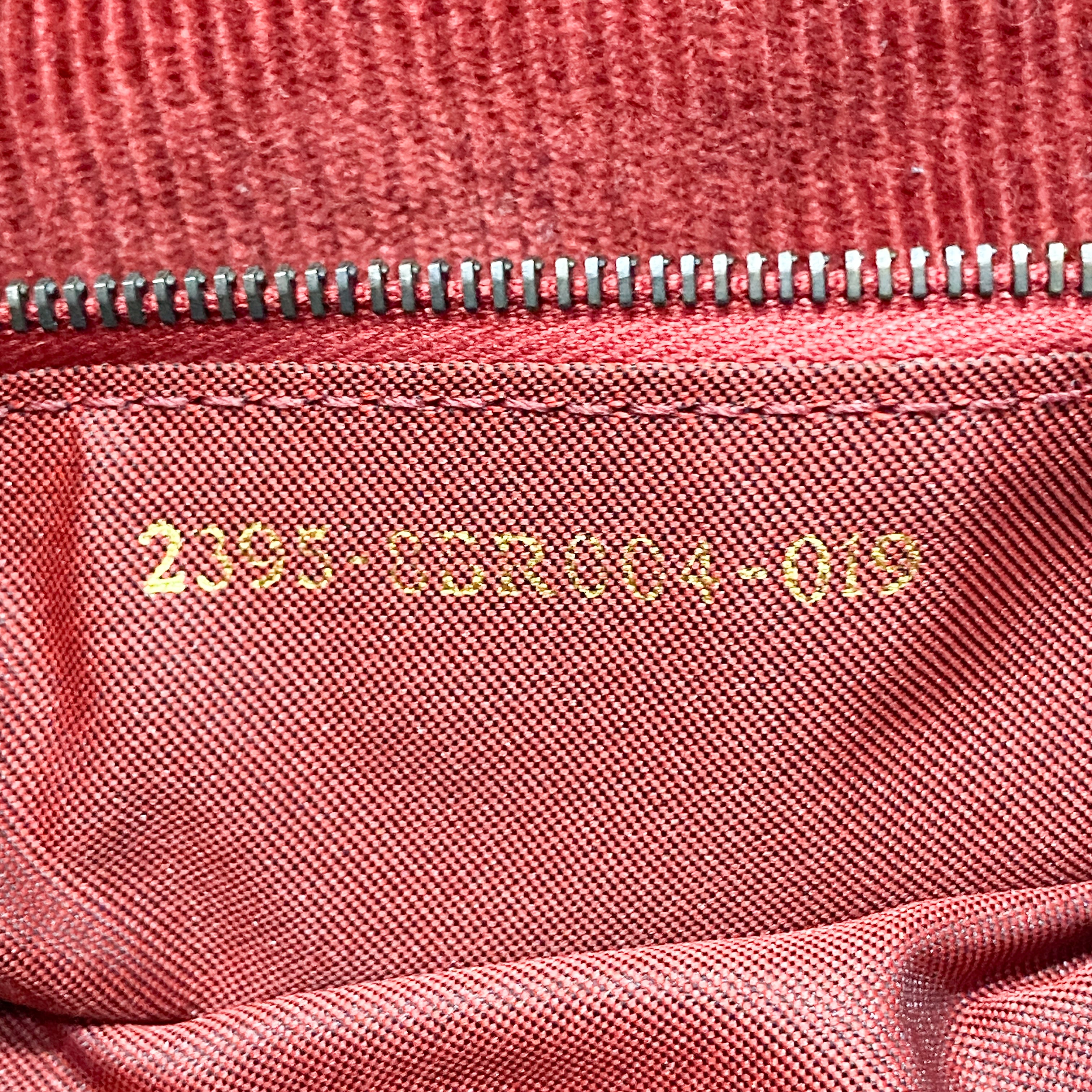 Mamma Baguette Red Courderoy Shoulder Bag