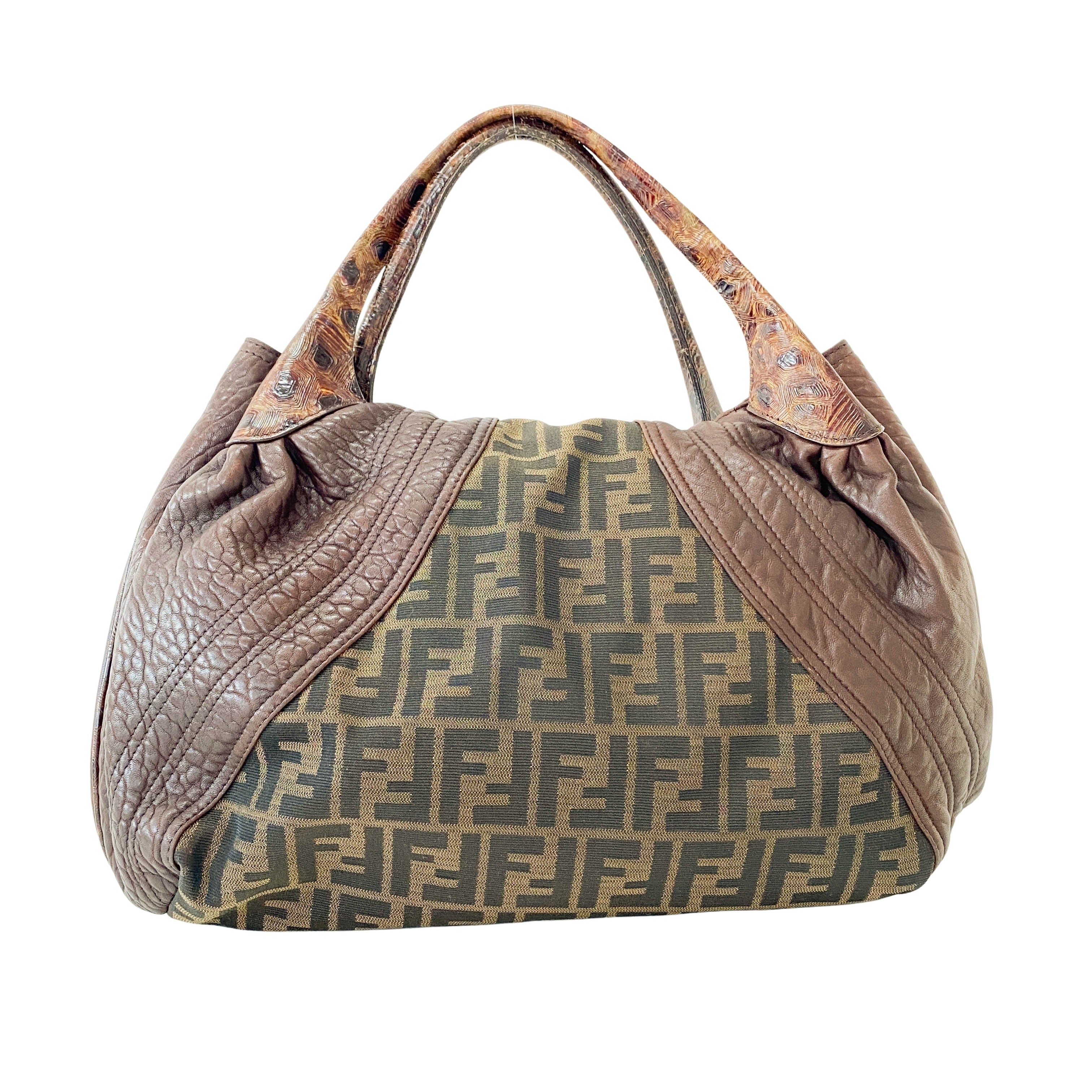 Spy Brown Leather Shoulder Bag