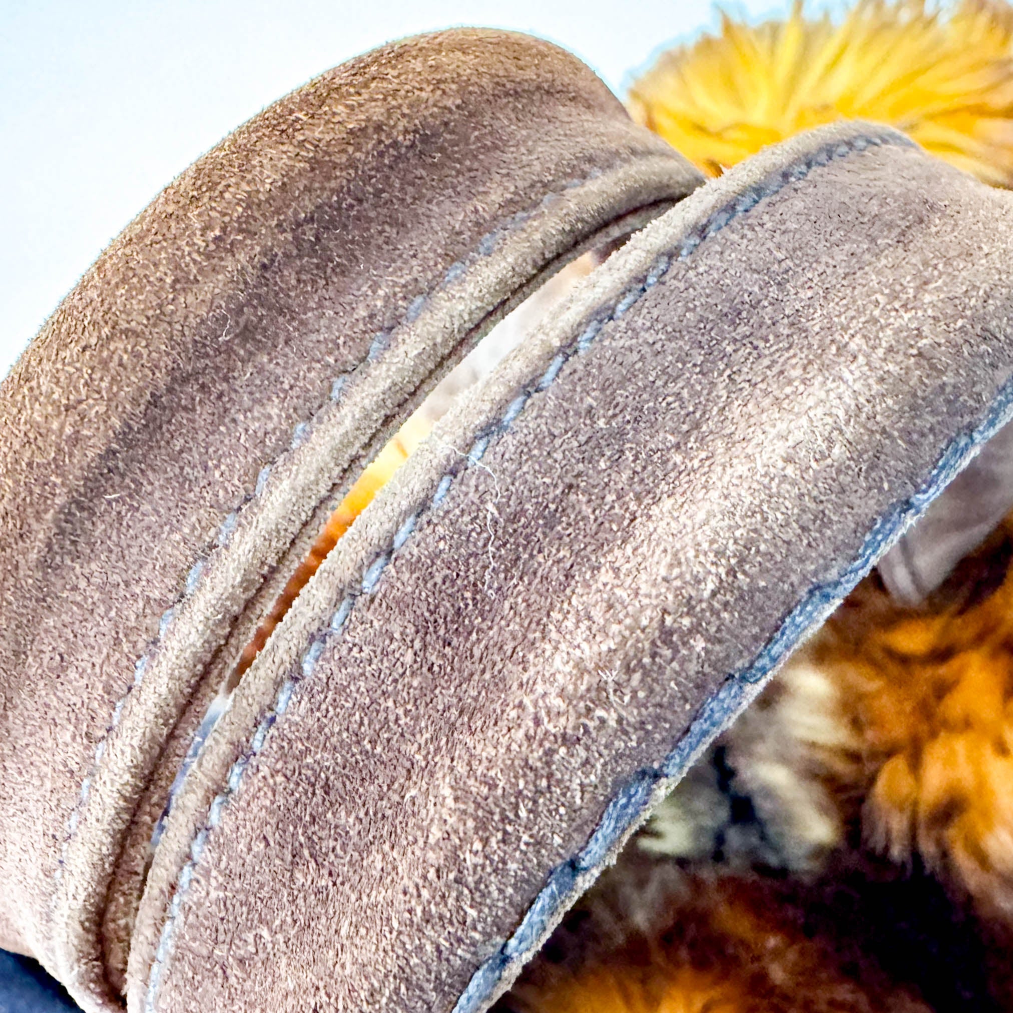 Canapa Fur & Denim Tote Handle Bag