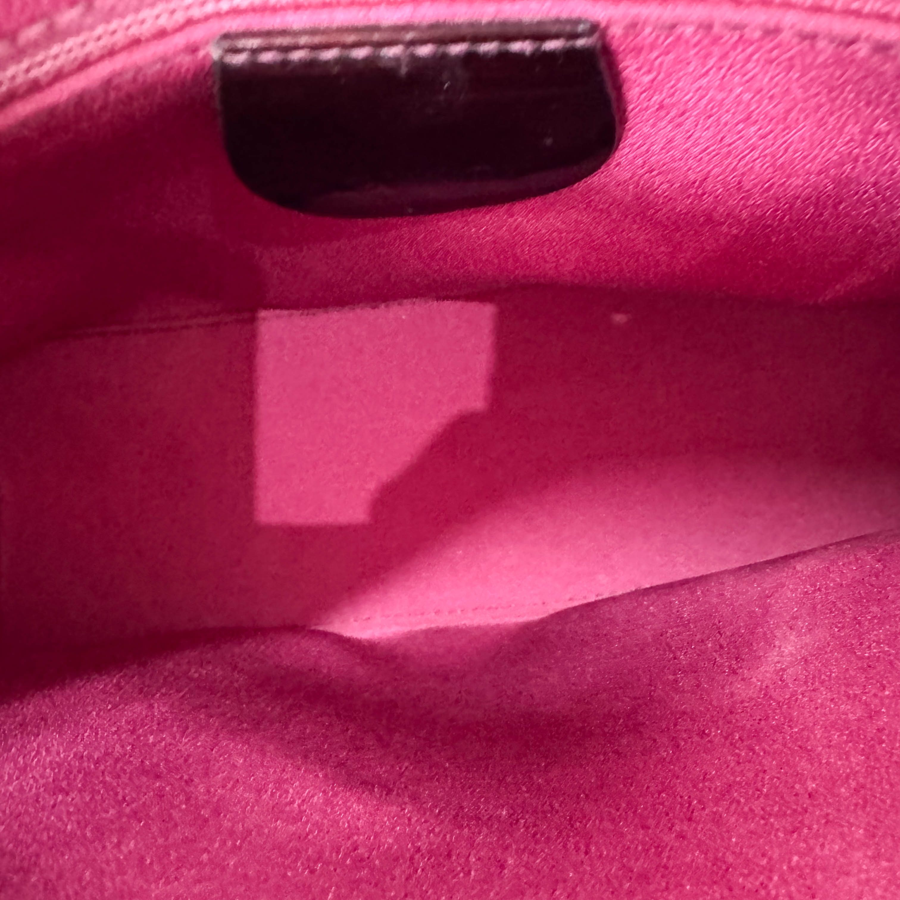 GG Red Velvet with Silver Metal Round Handle Bag by Tom Ford