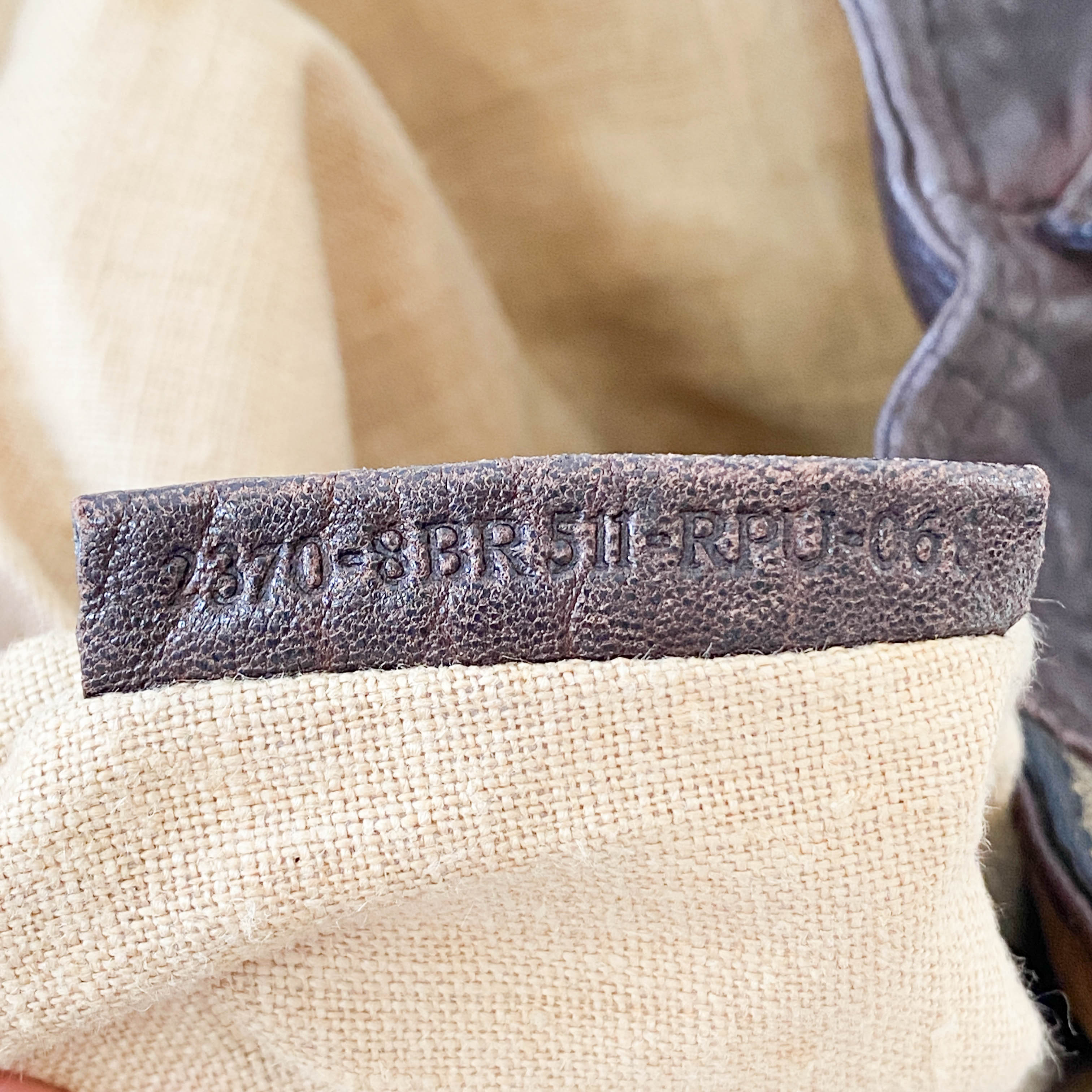 Spy Brown Leather Shoulder Bag