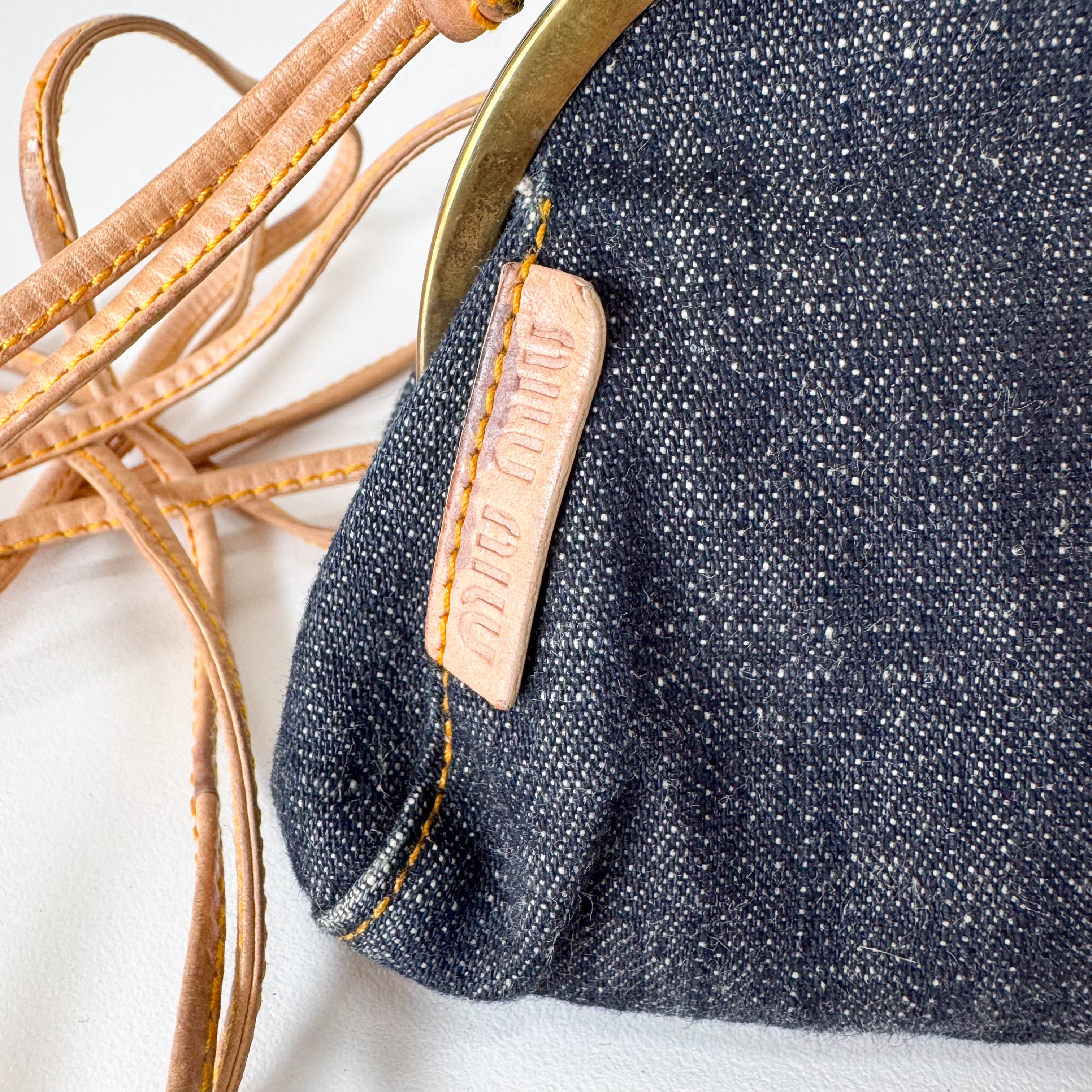 Archive Mini Blue Denim Bag