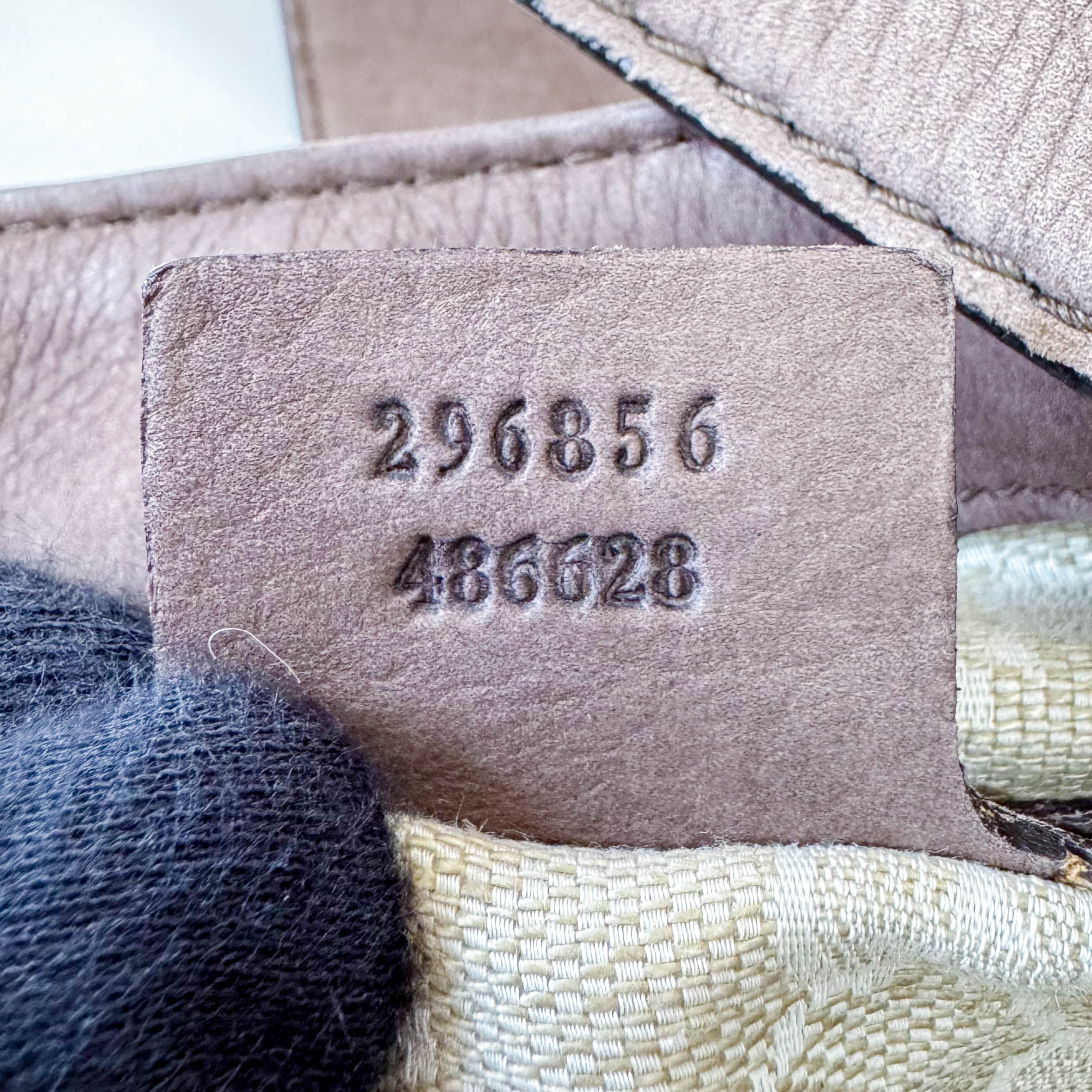 Horsebit in Brown GG Canvas Shoulder Bag