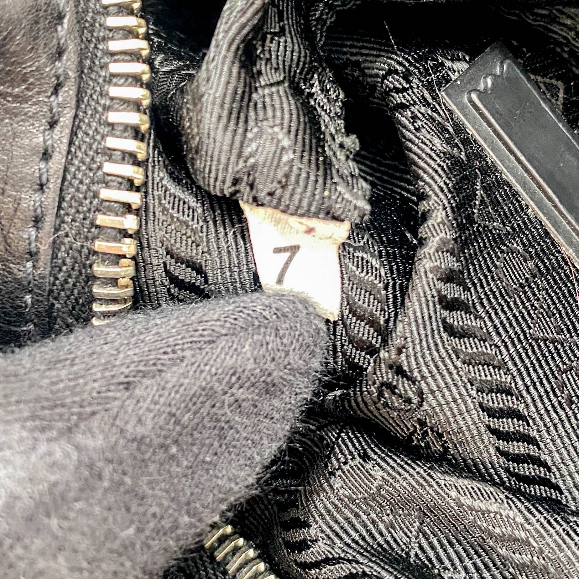 Studs Black Leather Shoulder Bag