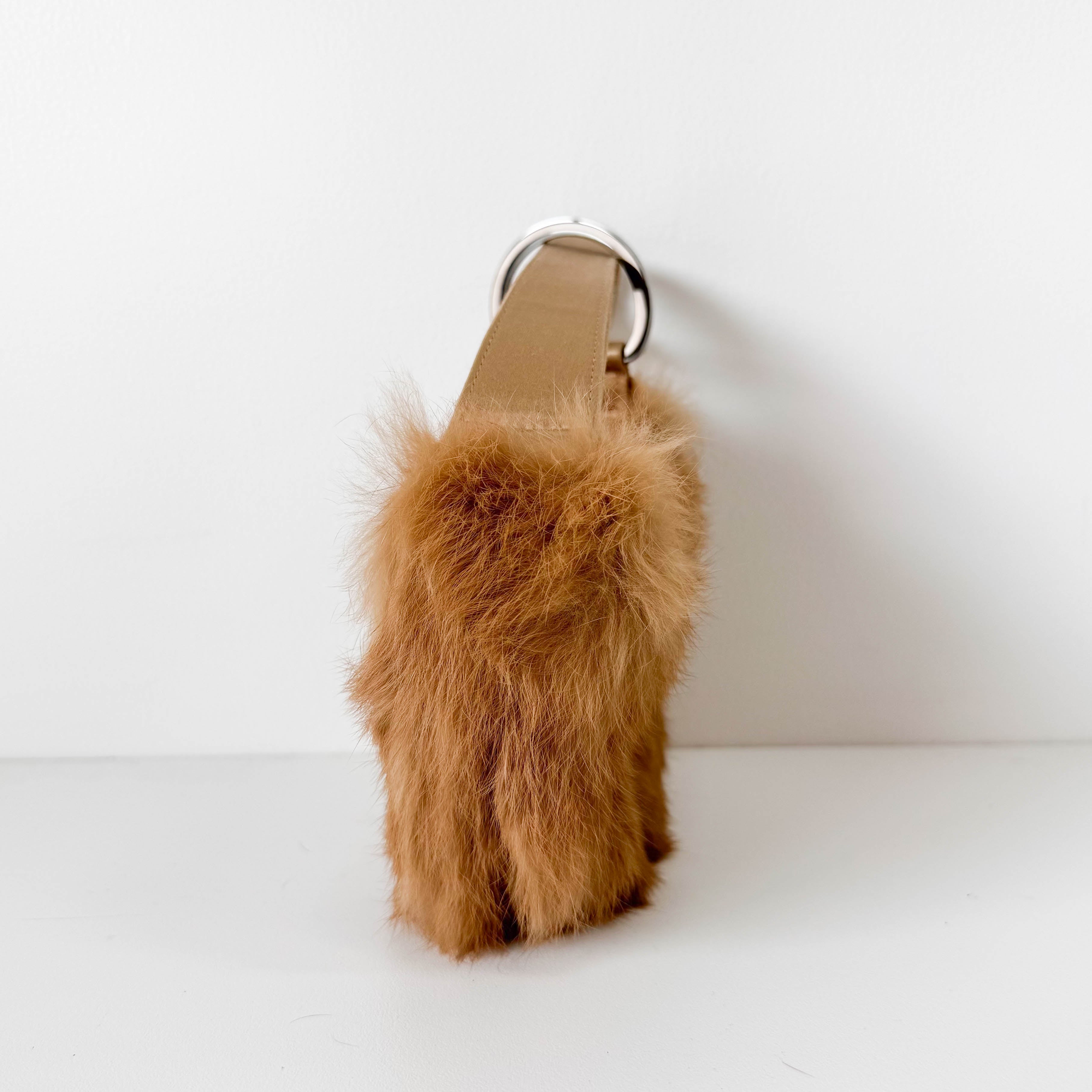 Brown Fur Mini Bag